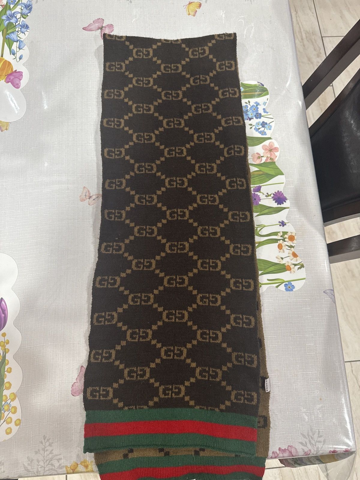 Gucci Gucci vintage scarf Size 46 - 3 Thumbnail