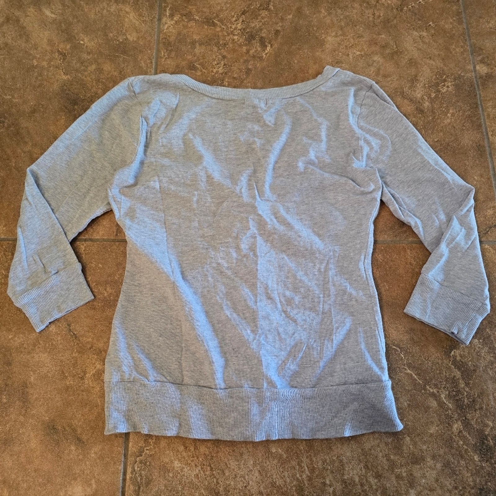 Other Light Grey | ZENANA OUTFITTERS | Button Down Cardigan Size L / US 10 / IT 46 - 2 Thumbnail
