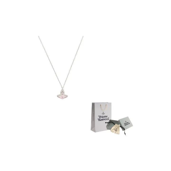 Vivienne Westwood Vivienne Westwood Ariella Pendant Necklace in Pink -2507 Size ONE SIZE - 1 Thumbnail