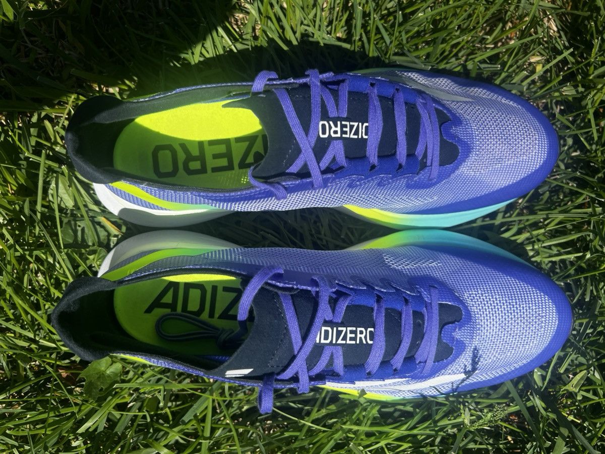 Adidas CLEAN Adidas Adizero Boston 12 size 10.5 Mens Blue shoes Size US 10.5 / EU 43-44 - 4 Thumbnail