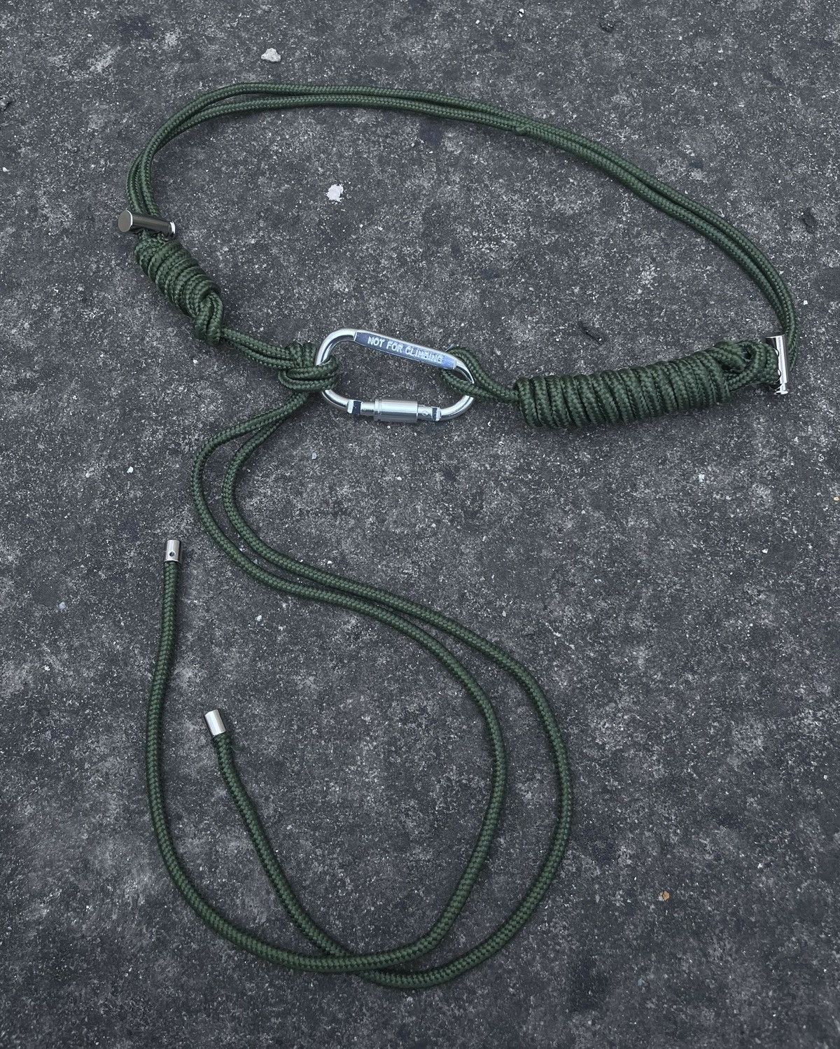 Other High street retro y2k luxury carabiner clip rope belt Size ONE SIZE - 3 Thumbnail