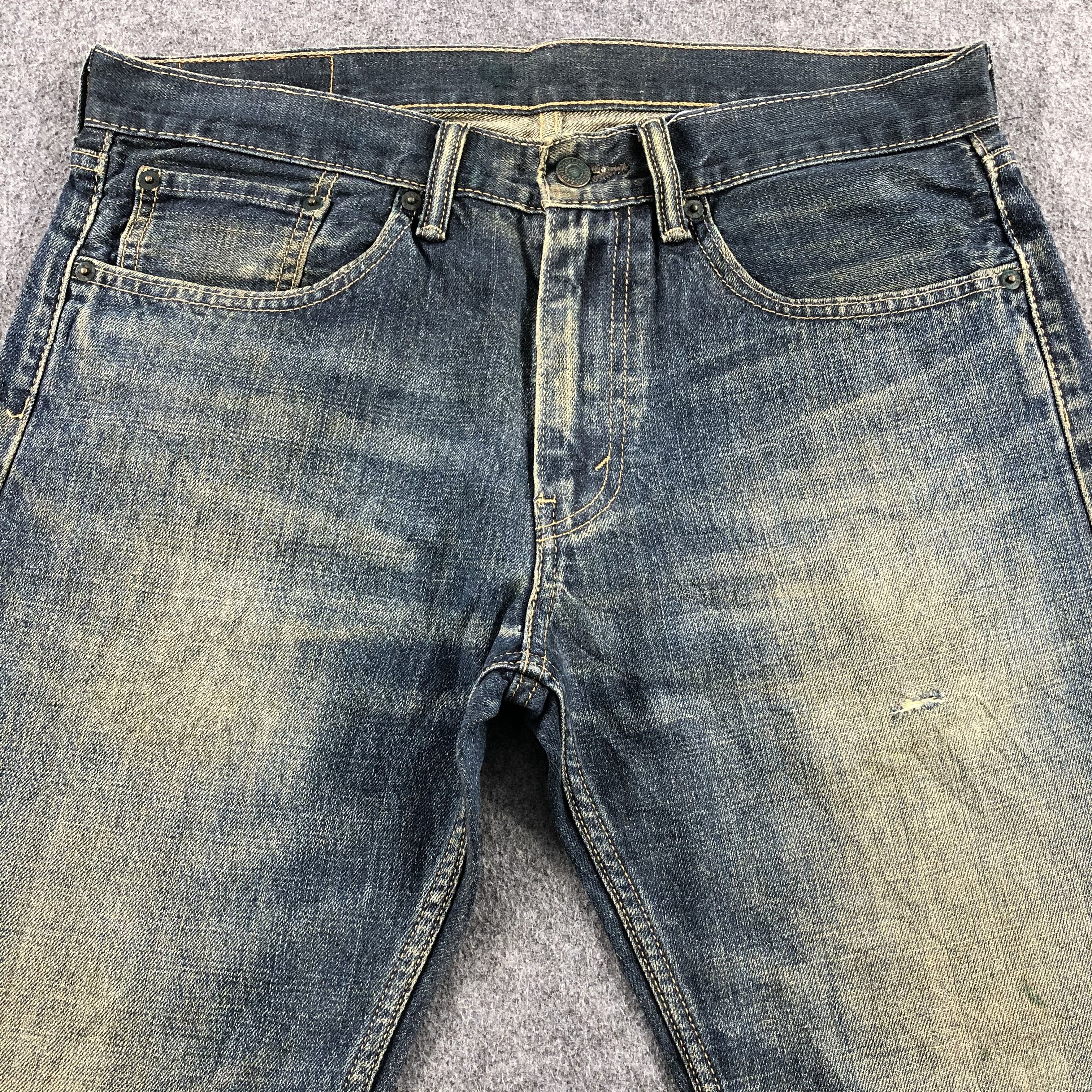 Levi's Vintage Blue Wash Levis 505 Jeans-J1974 Size US 34 / EU 50 - 3 Thumbnail