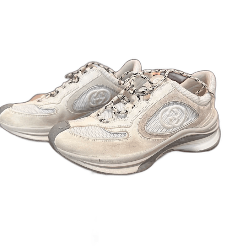 Gucci Gucci White Sport Casual Sneakers Size 38.5 Size US 7.5 / EU 40-41 - 1 Thumbnail