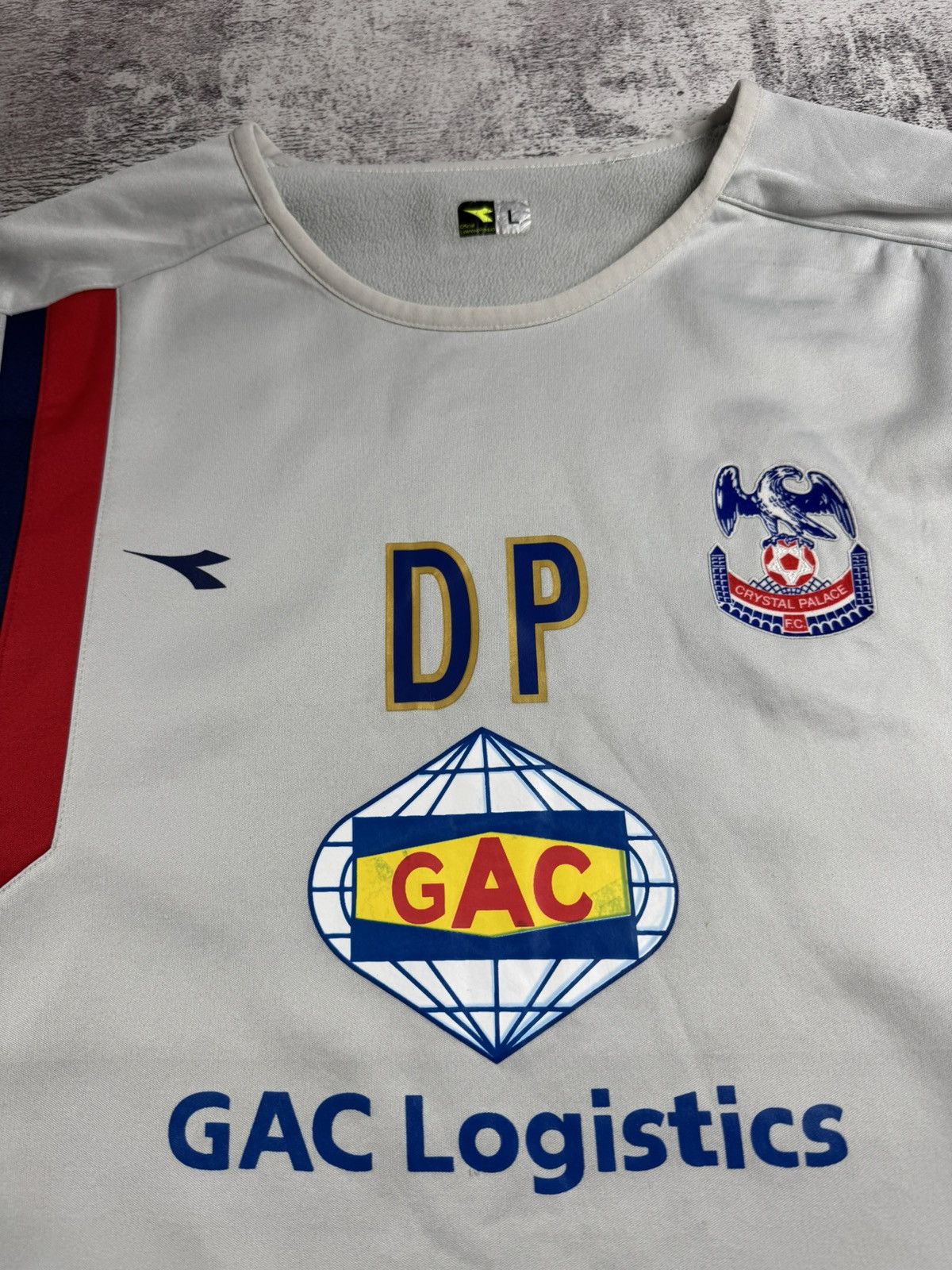 Diadora Crystal Palace Player Issue LongSleeve Diadora Soccer Football Jersey Sweatshirt Size US L / EU 52-54 / 3 - 7 Thumbnail