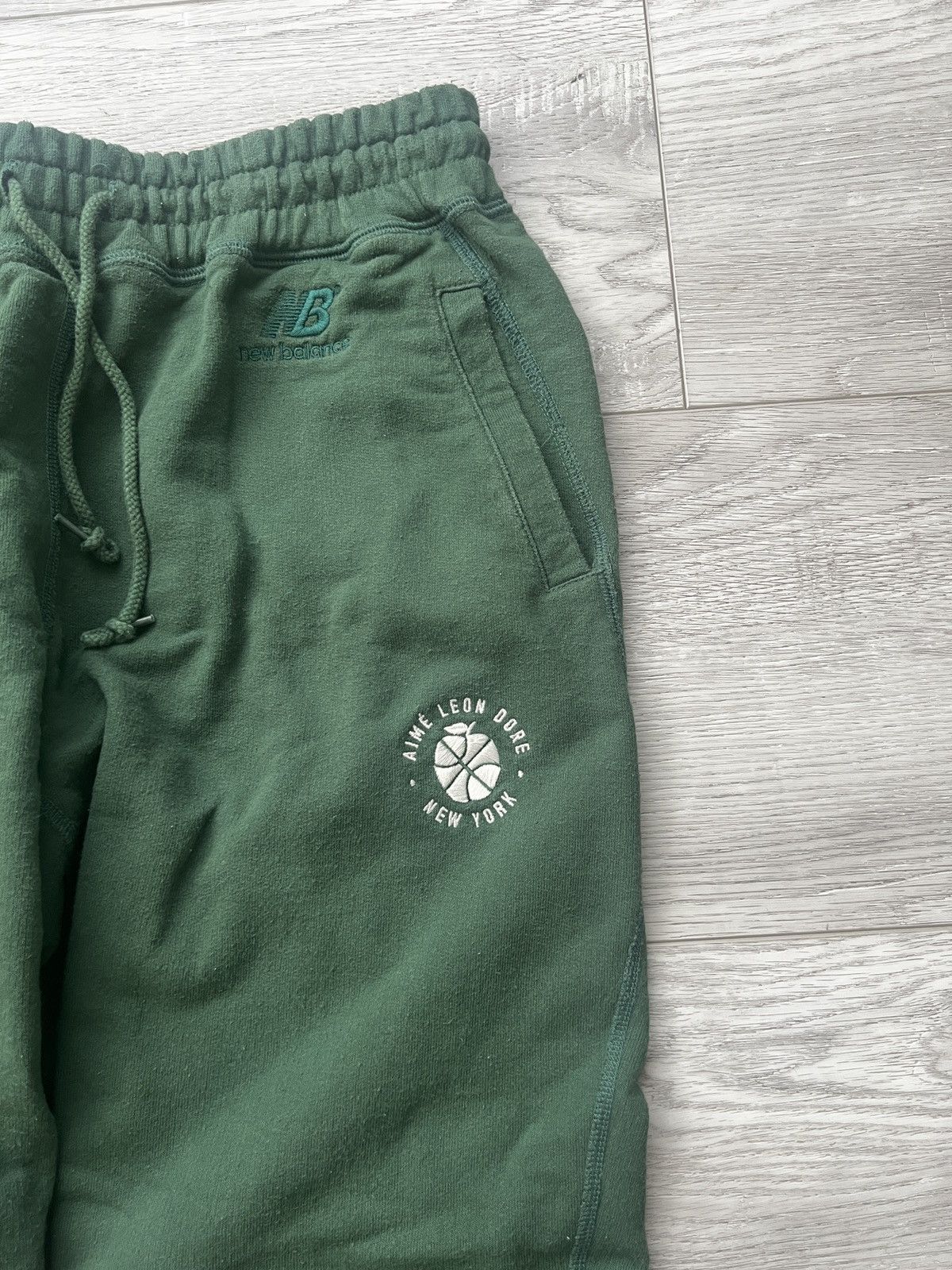 Aime Leon Dore × New Balance Aime Leon Dore New Balance Forest Green Sweatpants Medium M Size US 32 / EU 48 - 3 Thumbnail