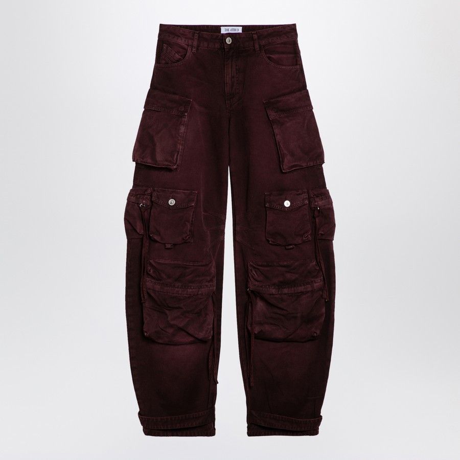 The Attico o1d2blof1024 Multi-Pocket Trouser In Burgundy Size 26" / US 2 / IT 38 - 1 Thumbnail