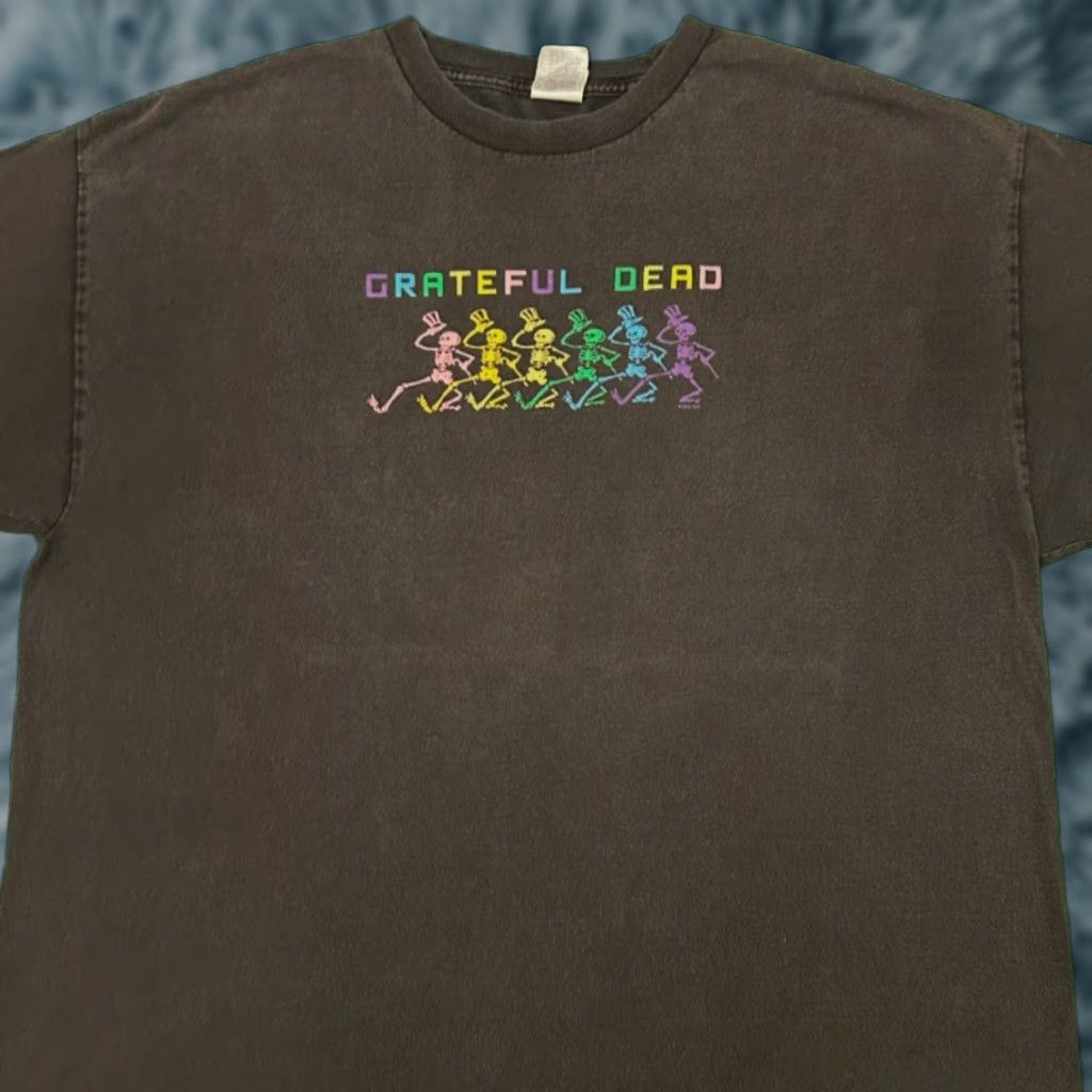 Vintage VINTAGE 90s Grateful Dead Band Tee Dancing Skeletons VTG 2005 Shirt Mens XXL Black Short Sleeve T-Shirt 2XL Men Grateful Dead Girls? Size US XXL / EU 58 / 5 - 1 Thumbnail