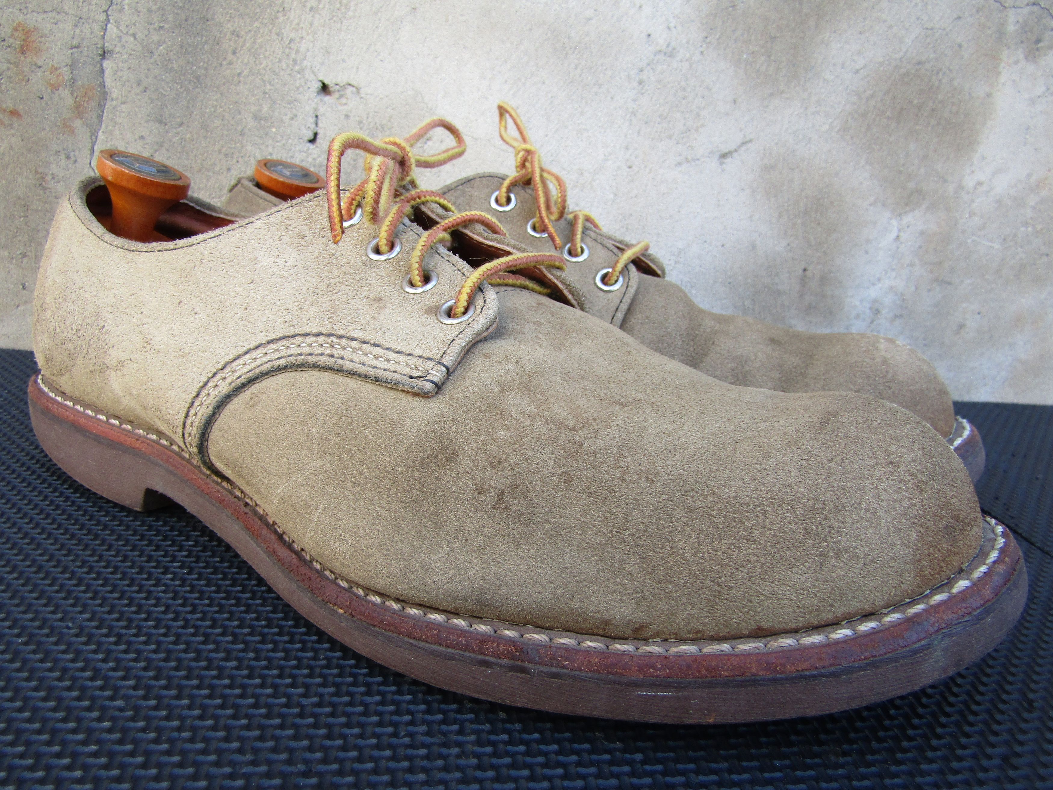 Red Wing Red Wing 8056 Oxford Shoes Sage Roughout Suede Plain Toe Size US 12 / EU 45 - 5 Thumbnail