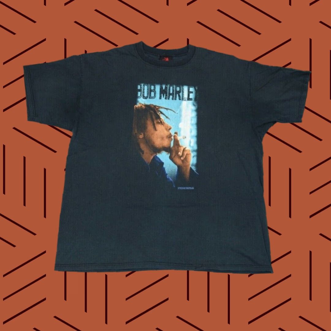 Vintage VINTAGE Zion Rootswear Reggae T-Shirt - Bob Marley - Reggae/Rap 90s - Men's 3XL/XXL, Black, Crew Neck, Short Sleeve, Cotton Size US L / EU 52-54 / 3 - 1 Thumbnail