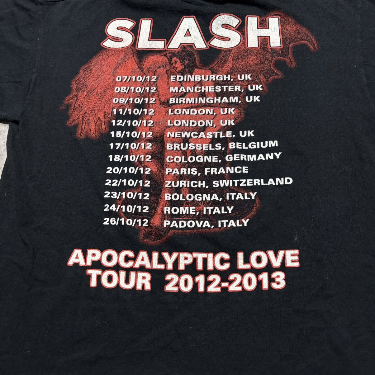 Band Tees Vintage Black T-Shirt Tee Slash Angel And Devil Size US L / EU 52-54 / 3 - 8 Thumbnail