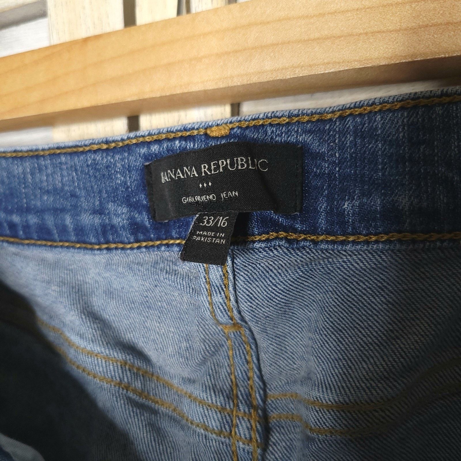 Banana Republic Banana Republic Girlfriend Jean Women’s Size 33/16 Size 38" / US 16 / IT 52 - 4 Thumbnail