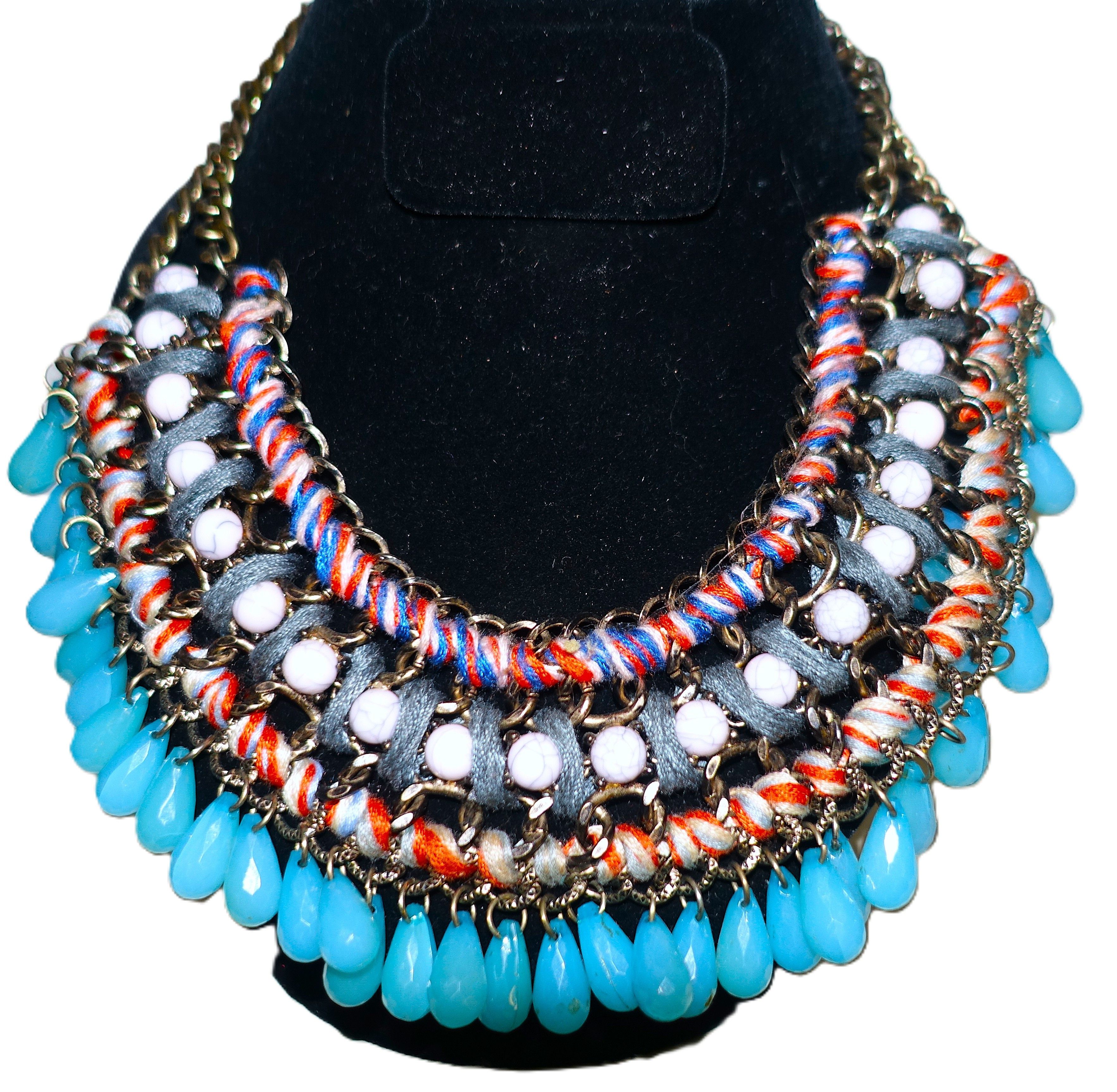 Zara Zara Gold tone Boho Bobble Bead Necklace Size ONE SIZE - 1 Thumbnail