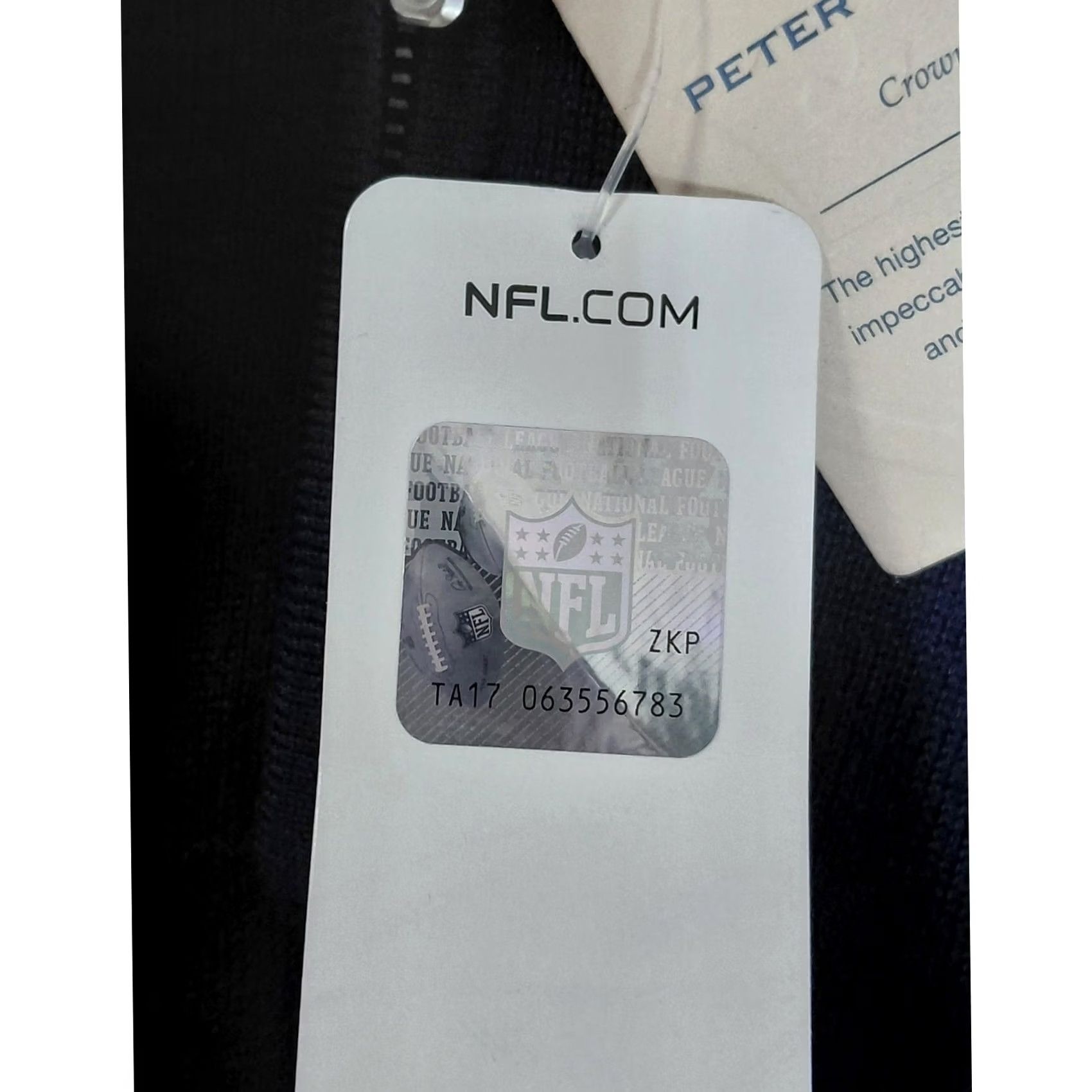 Peter Millar NWT Peter Millar Merino Wool Blend Super Bowl Navy Knit Sweater L Mens Crew Neck Pullover Fashion Sports Winter Casual - Bow Logo Size US L / EU 52-54 / 3 - 7 Thumbnail