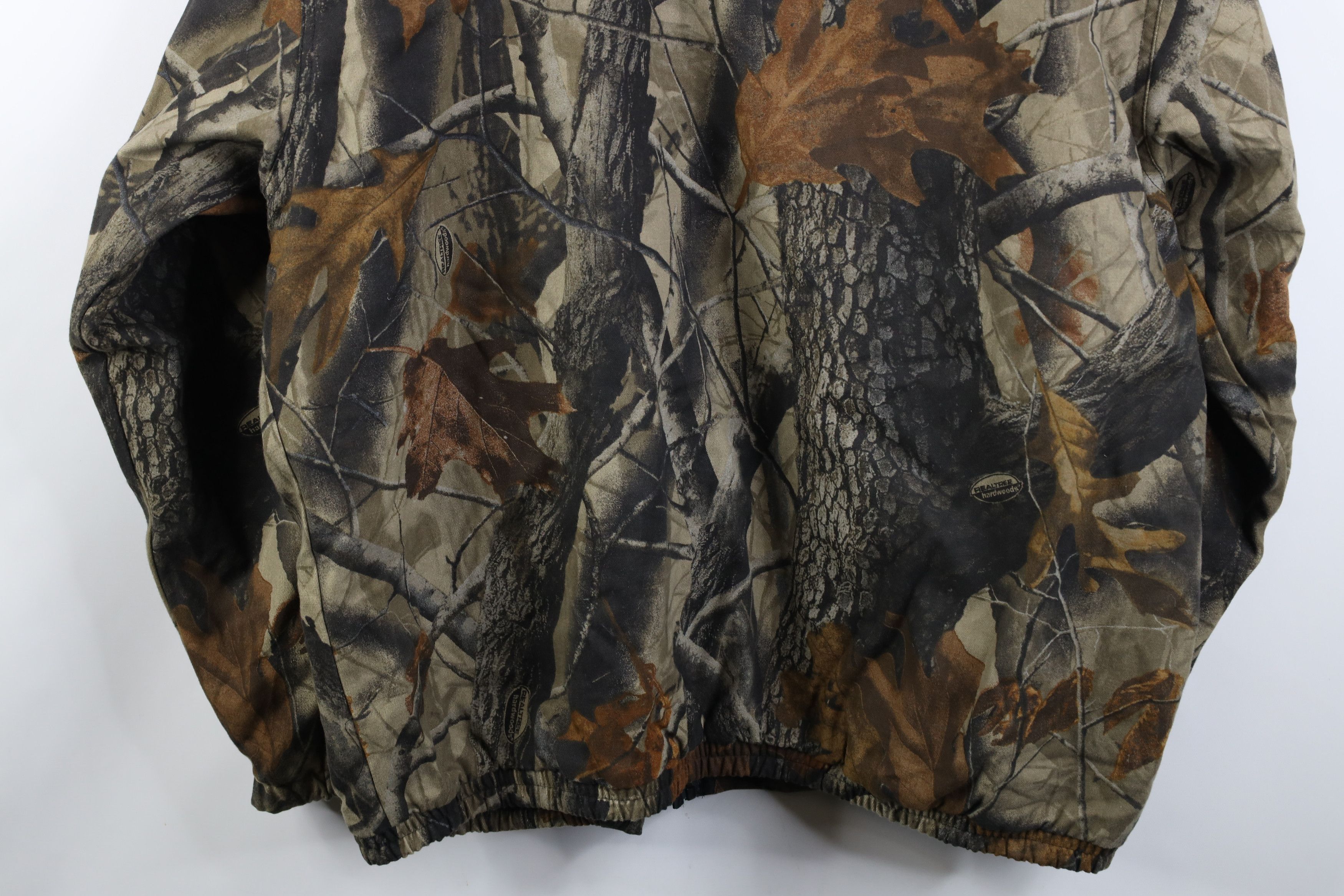 Vintage Vintage 90s Y2K Streetwear Camouflage Lined Bomber Jacket Size US L / EU 52-54 / 3 - 14 Thumbnail