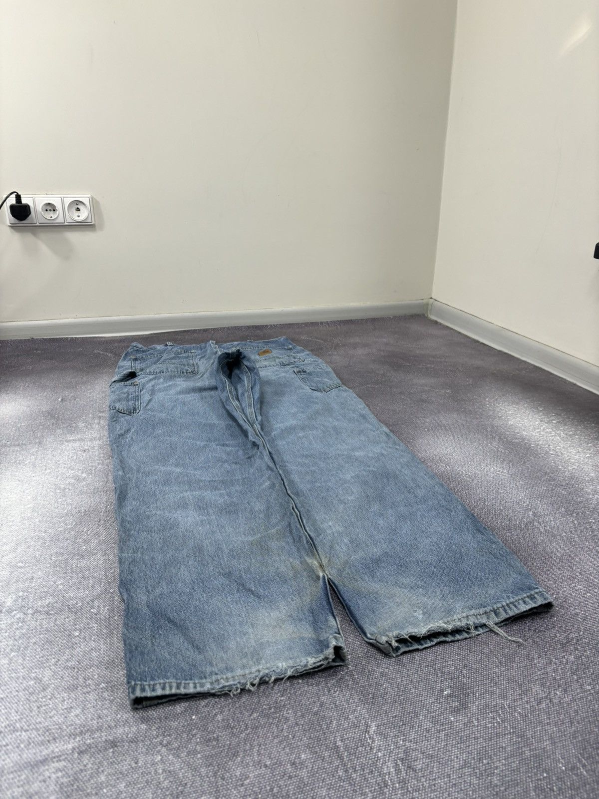 Carhartt Vintage Carhartt Y2K Loose Original Fit Blue Baggy Jeans Size US 36 / EU 52 - 4 Thumbnail