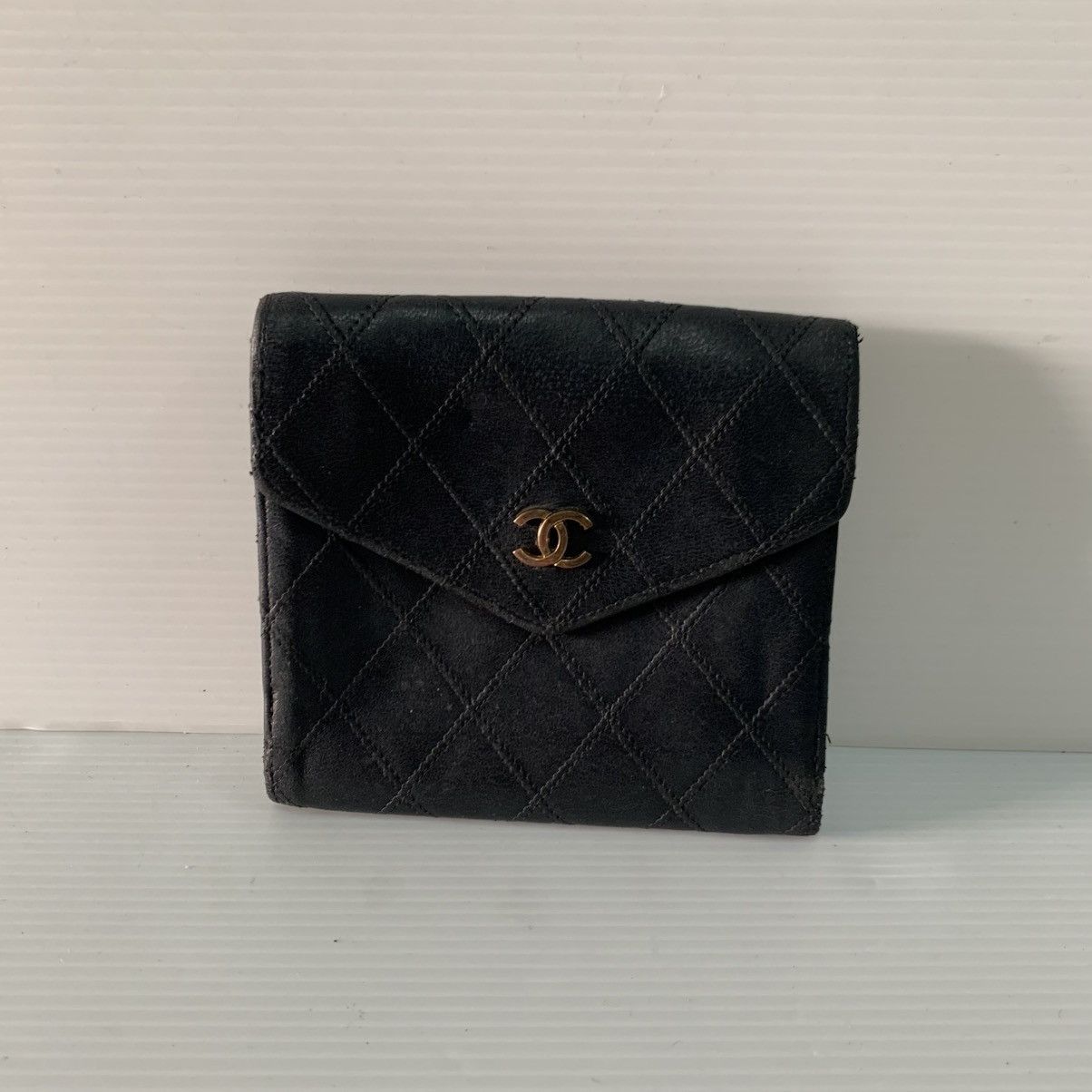 Chanel Chanel Vintage Black Short Wallet Size ONE SIZE - 5 Thumbnail