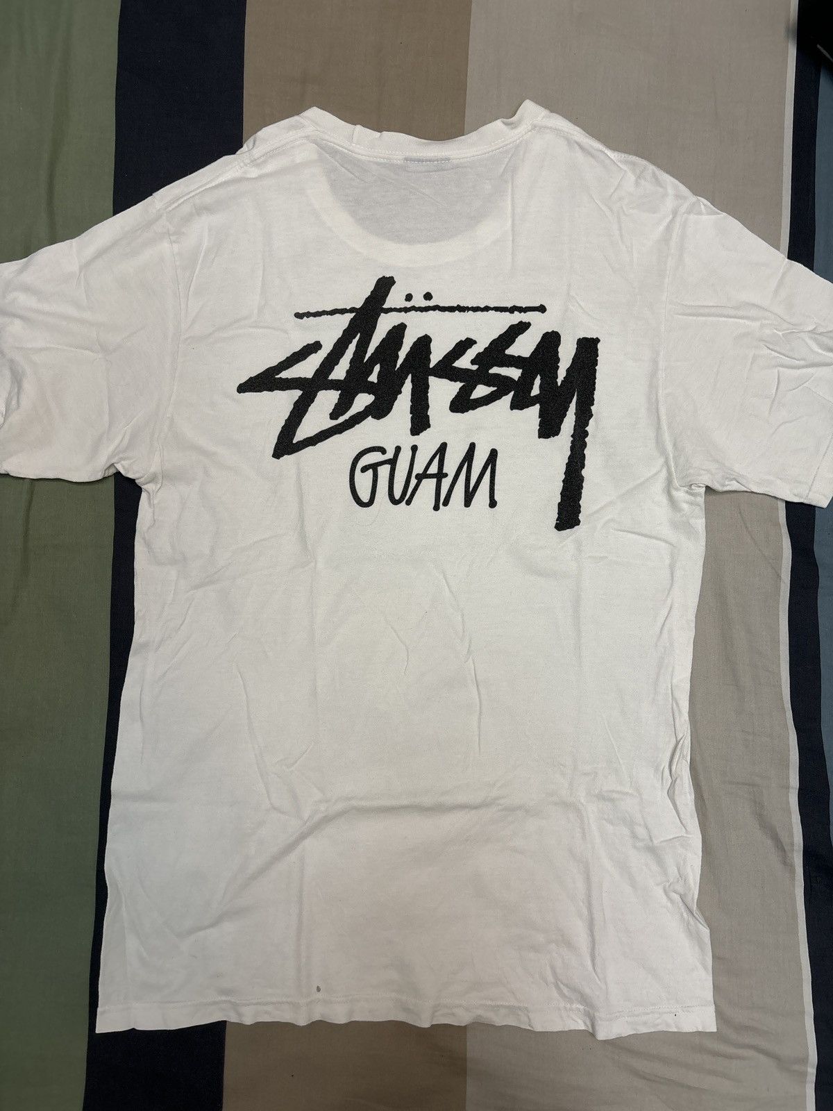 Stussy GUAM ブラックジャケット S Stussy Guam