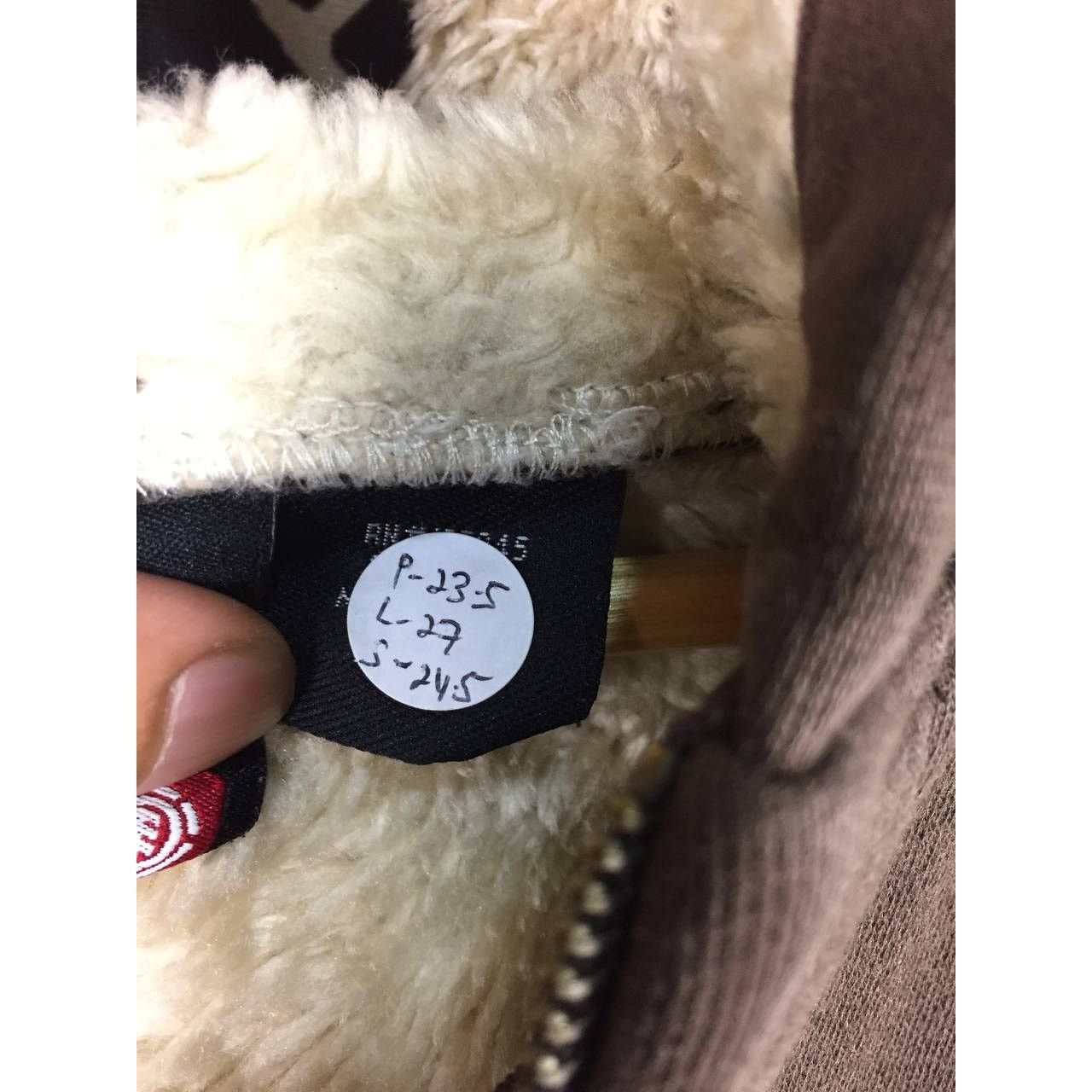 Element Vtg Y2K Element Big Logo Sherpa Fleece Lined Zip-up Hoodie Size US L / EU 52-54 / 3 - 17 Thumbnail