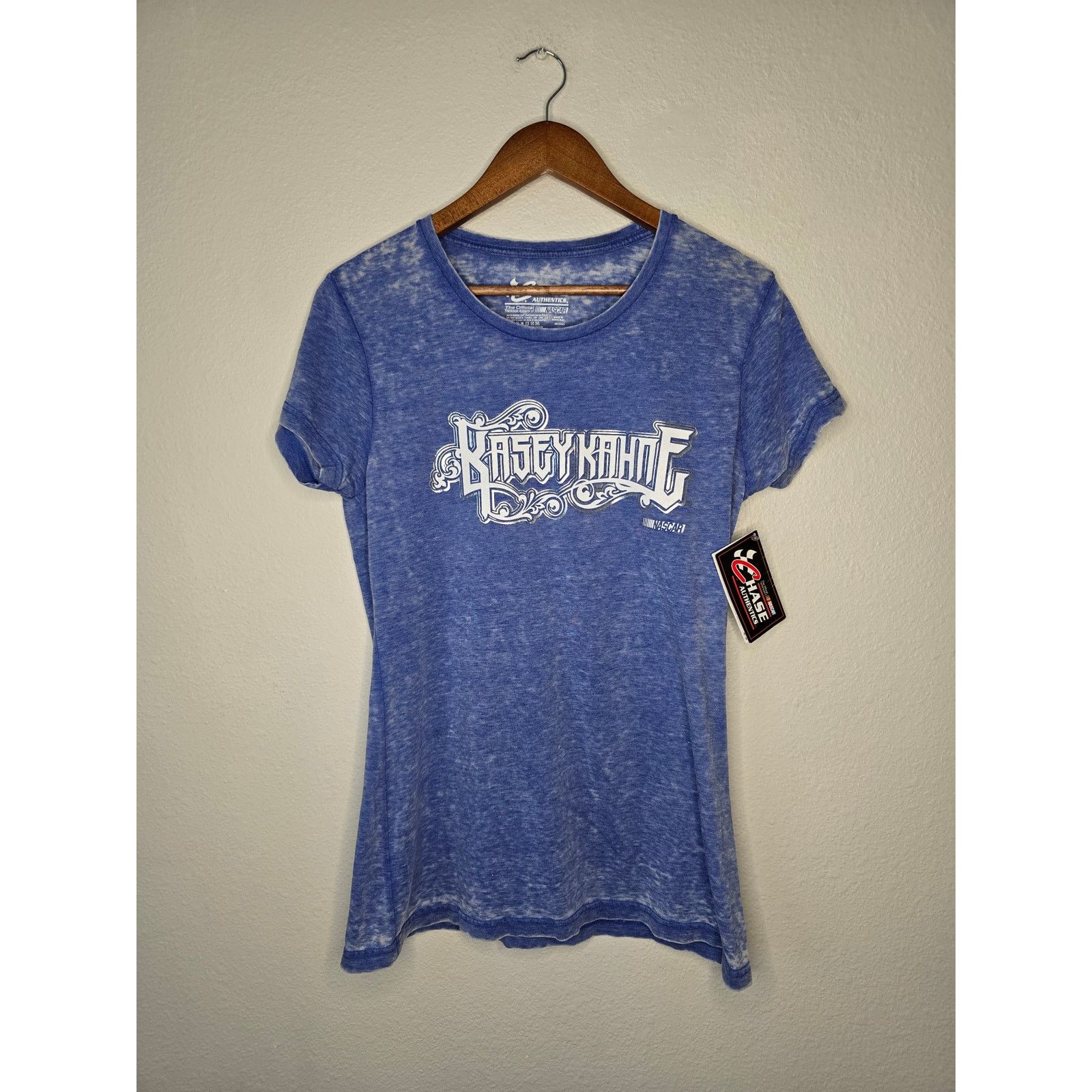 Chase Authentics Kasey Kahne Shirt Chase Authentic Womens L Blue Nascar Tee Size S / US 4 / IT 40 - 1 Thumbnail