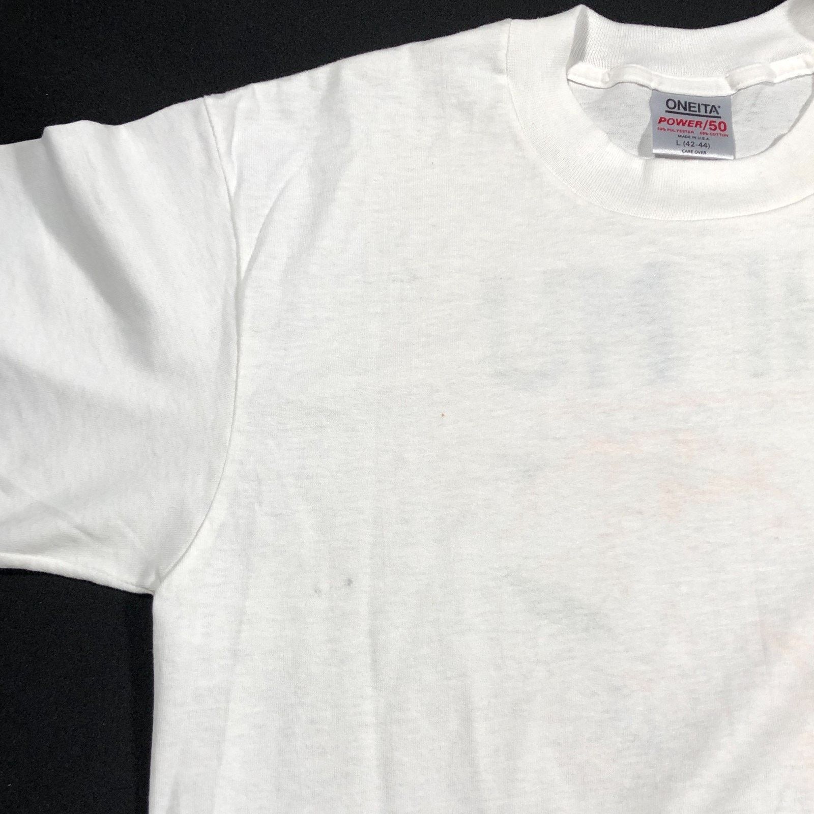 Vintage vintage 90s UC Davis Phi Mu Lion Logo Sorority White Tee Size US L / EU 52-54 / 3 - 7 Thumbnail