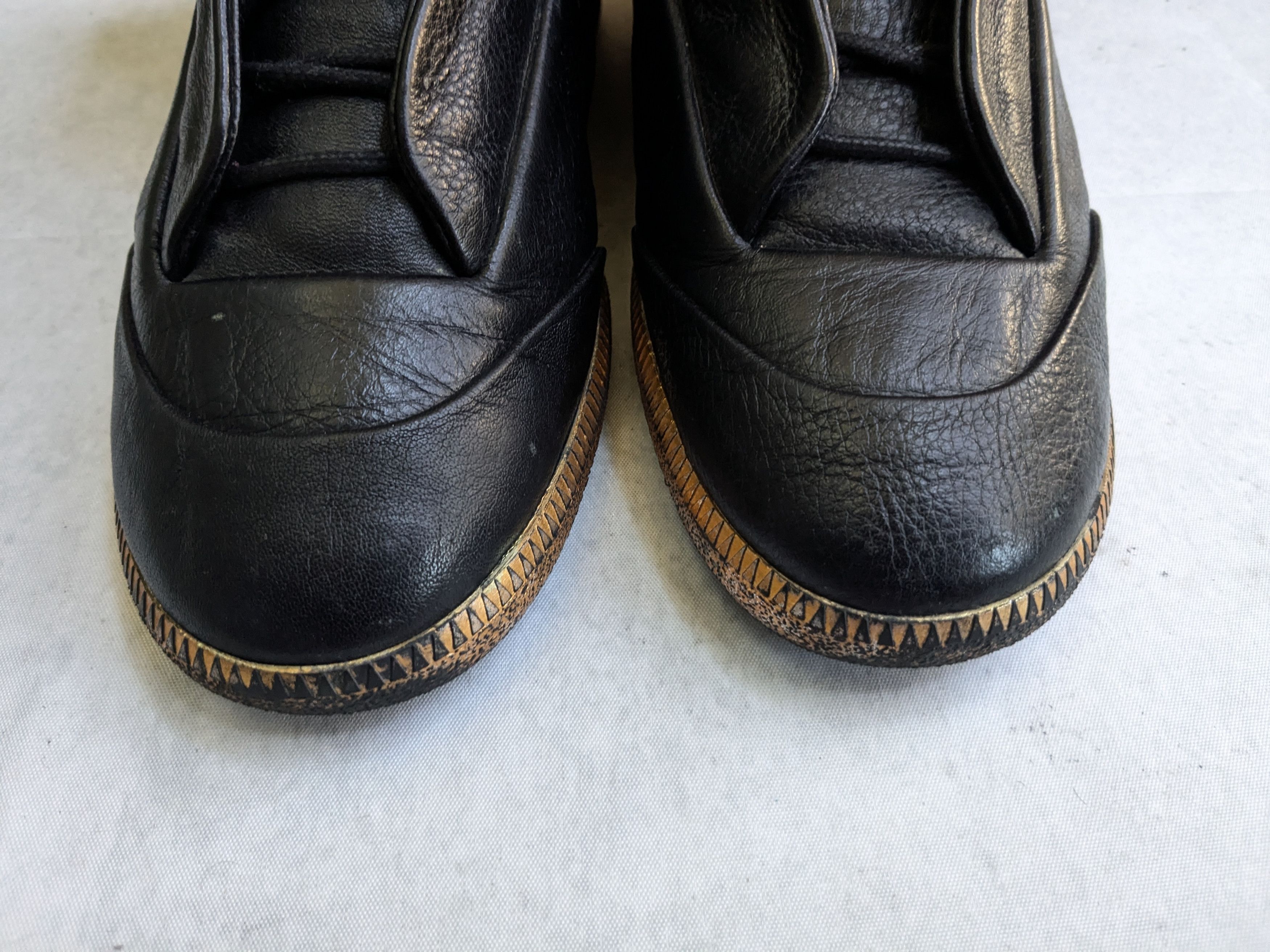 Maison Margiela Maison Margiela Future Black 11 44 High Tops Leather Size US 11 / EU 44 - 3 Thumbnail