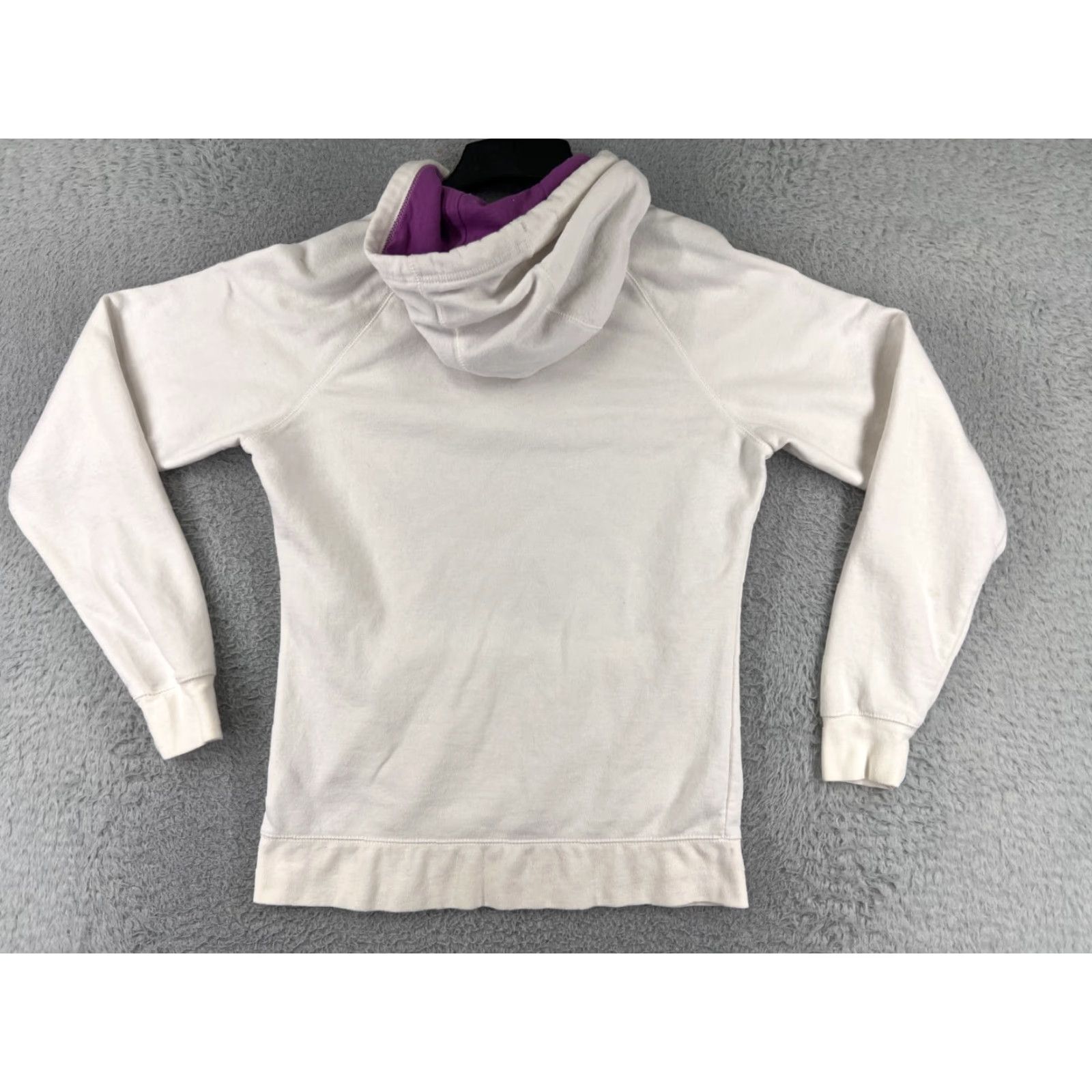 The North Face The North Face Sweater Womens Large White Purple Pullover Hoodie Jersey Cotton Size L / US 10 / IT 46 - 2 Thumbnail