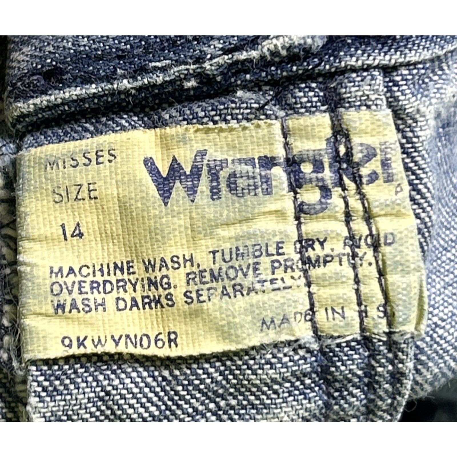 Wrangler VTG 80s Scovill Wrangler Bell Bottom Flare Jeans 14 30x31 Size 36" / US 14 / IT 50 - 8 Thumbnail