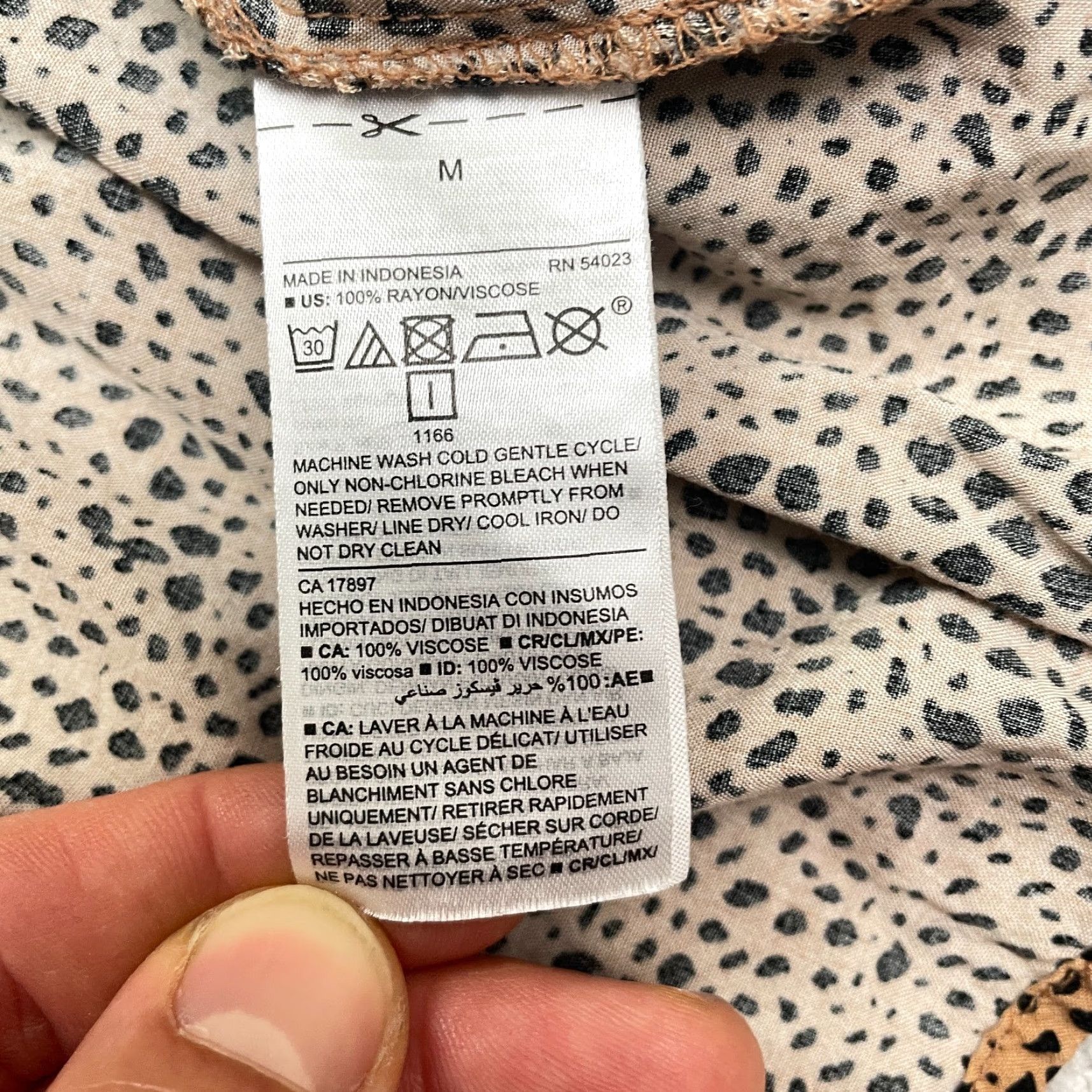 Old Navy VINTAGE Old Navy Leopard Animal Print A-Line Midi Dress Womens Medium Brown Sleeveless Boho Casual Summer Size M / US 6-8 / IT 42-44 - 7 Thumbnail