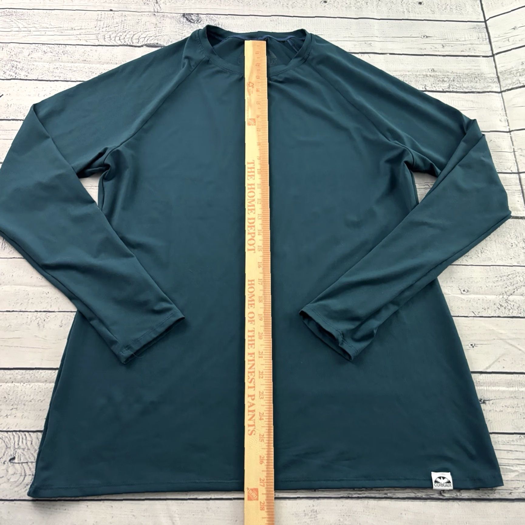 Vintage Corbeaux Long Sleeve Shirt Women XL Green USA Shirt Womens XL Green USA Size XL / US 12-14 / IT 48-50 - 4 Thumbnail