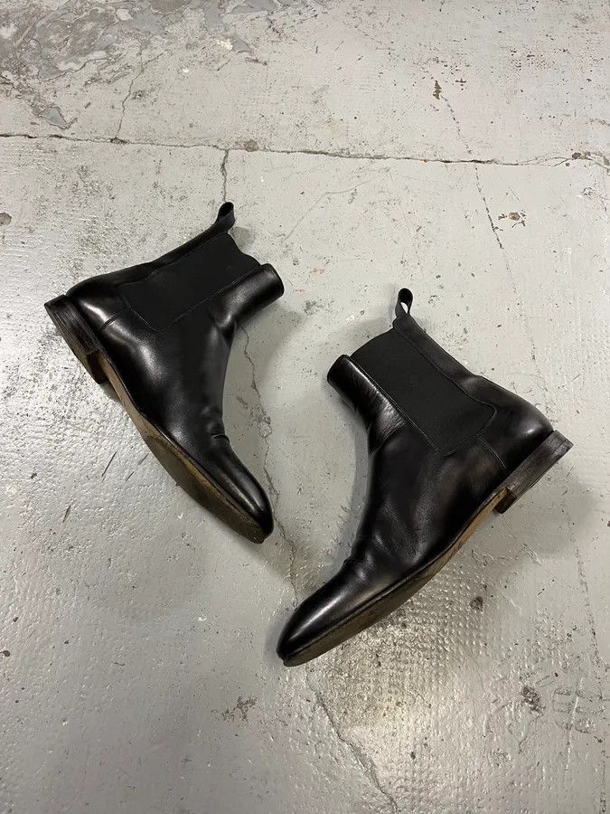 Gucci Gucci Black Leather Chelsea Boots Size US 10.5 / EU 43-44 - 3 Thumbnail