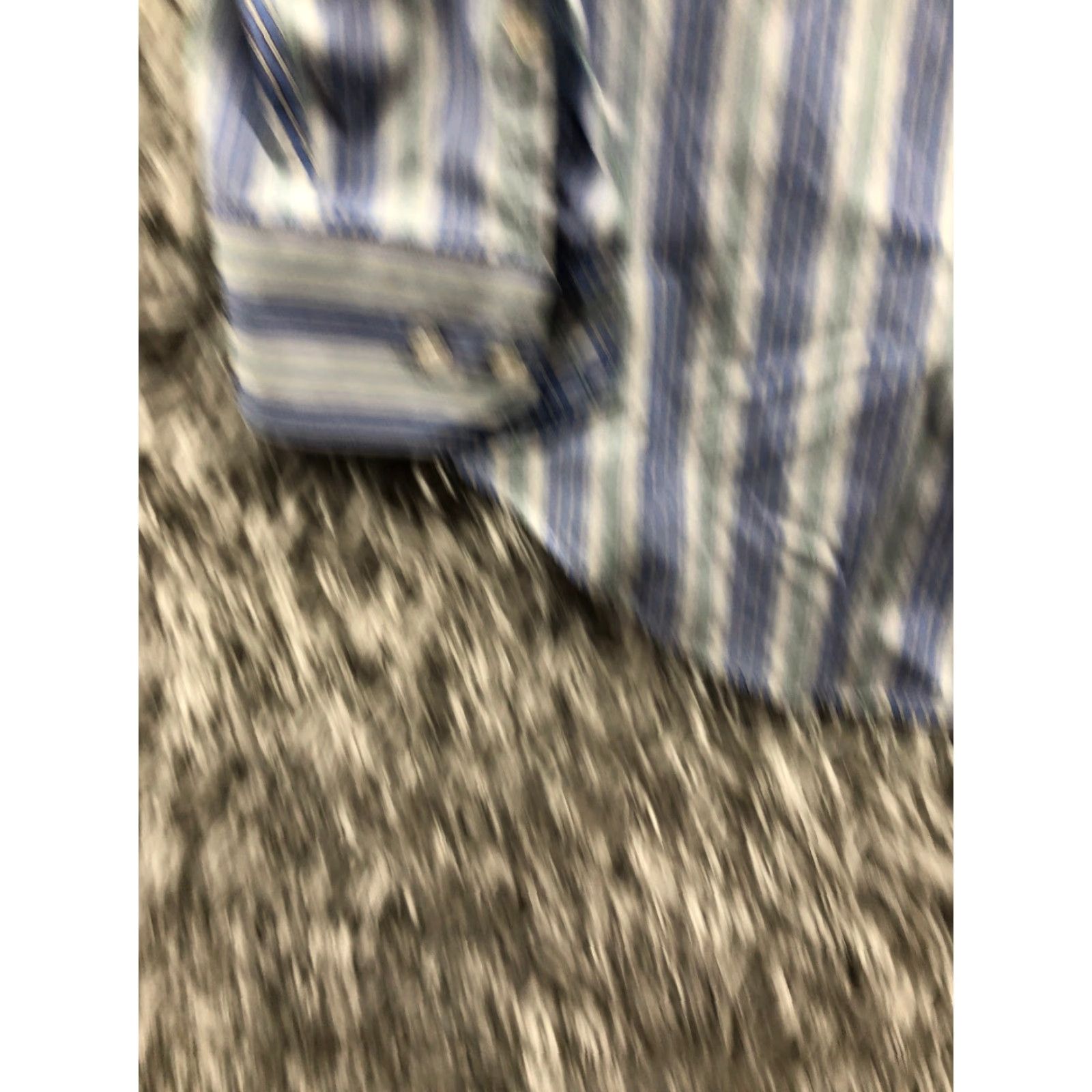 Tailorbyrd TAILORBYRD Shirt XL Mens Blue Striped Button-Down Long Sleeve Collar Button Up Holiday? Size US XL / EU 56 / 4 - 2 Thumbnail