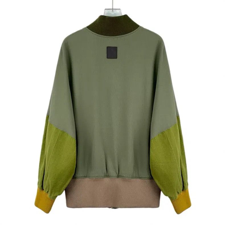 Loewe Loewe Green cotton stand collar zip long-sleeve jacket Size XS / US 0-2 / IT 36-38 - 2 Thumbnail