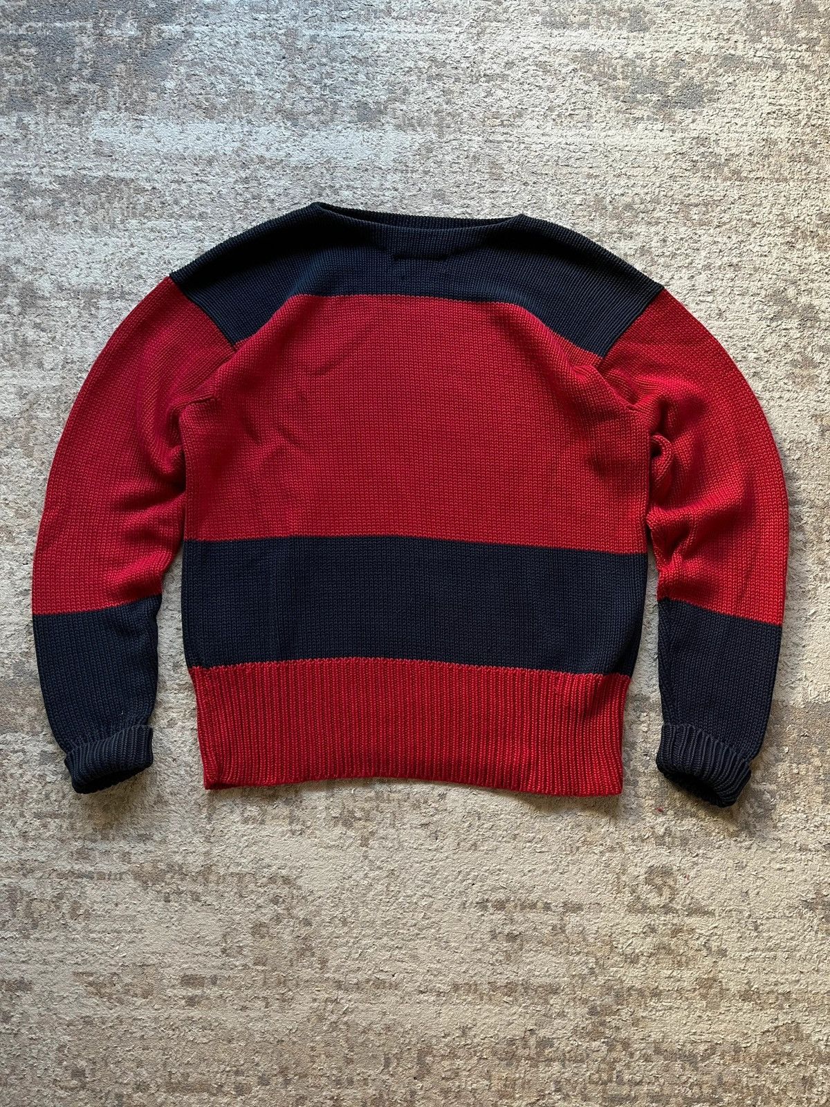 Polo Ralph Lauren OG Polo Ralph Lauren Stadium 1992 P.Wing Sweater Unique 1/1 Size US L / EU 52-54 / 3 - 11 Thumbnail
