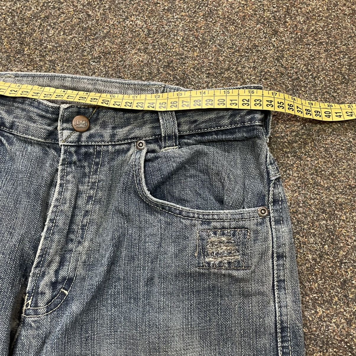 Vintage Vintage Y2K Baggy Wide Leg Faded Jeans Skater Streetwear Size 32" / US 10 / IT 46 - 6 Thumbnail