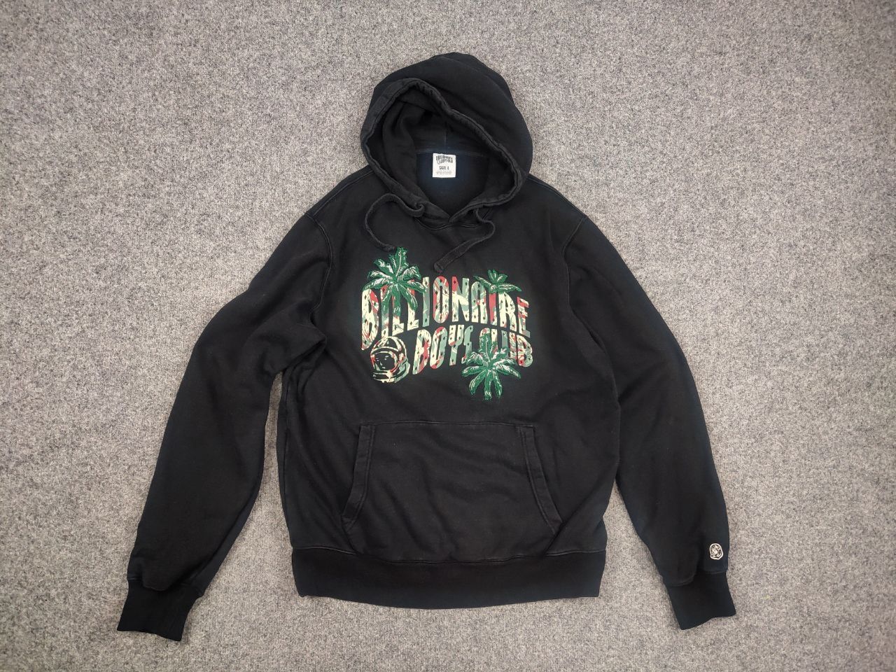 Billionaire Boys Club Billionaire Boys Club Vintage Logo camo Black Faded Hoodie Size US L / EU 52-54 / 3 - 8 Thumbnail
