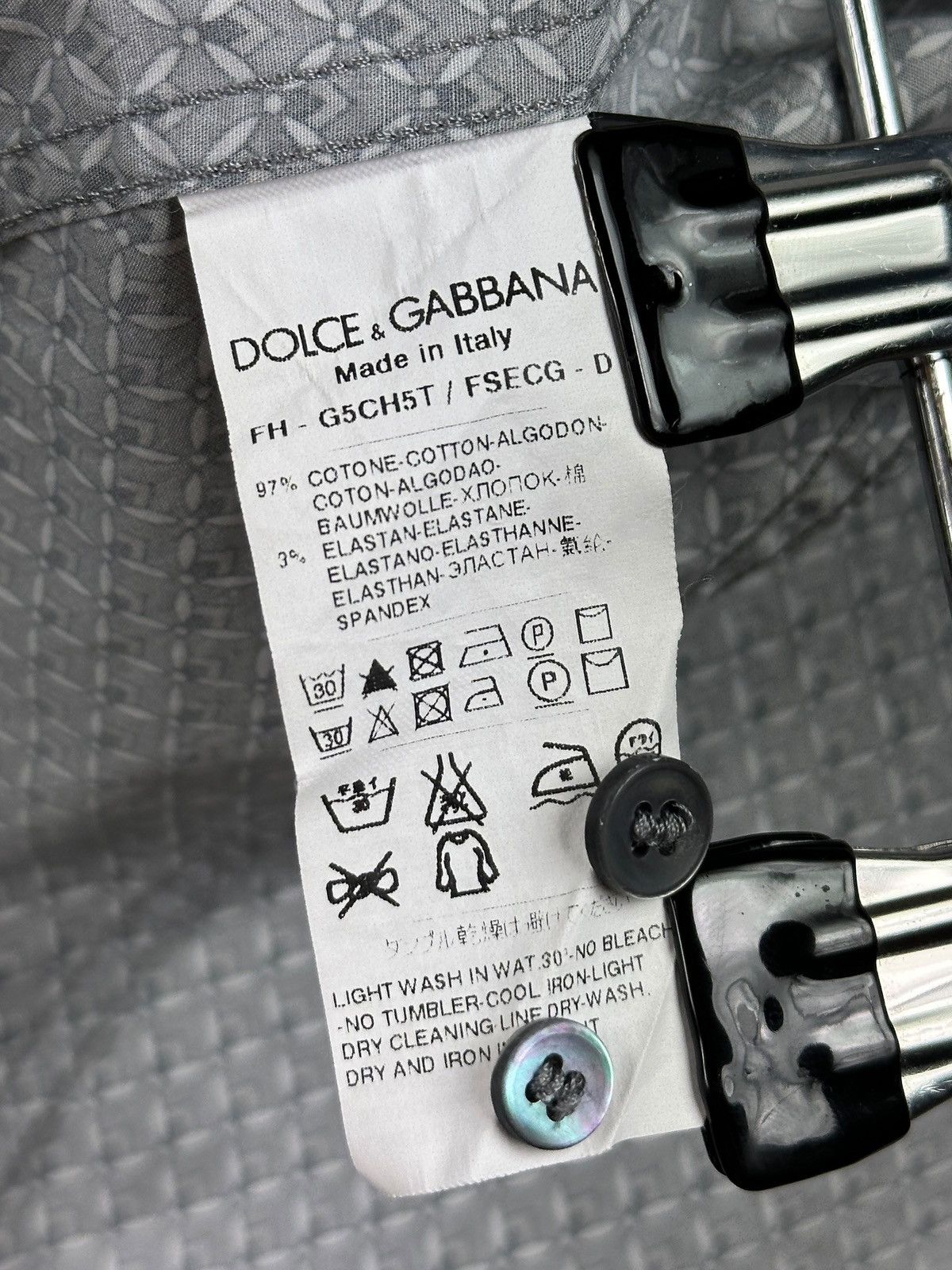 Dolce & Gabbana Dolce Gabbana Sicilia Long Sleeve Shirt Button Up Size 16/41 Size US M / EU 48-50 / 2 - 8 Thumbnail