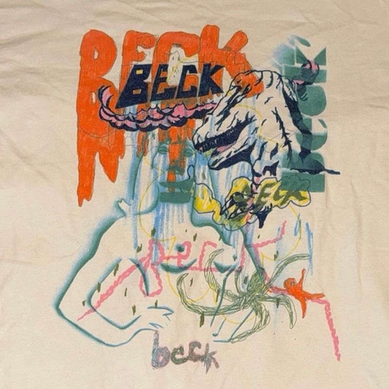 Hanes BECK Street Art Vintage Y2K White Tee Unisex Size Medium Size US M / EU 48-50 / 2 - 5 Thumbnail