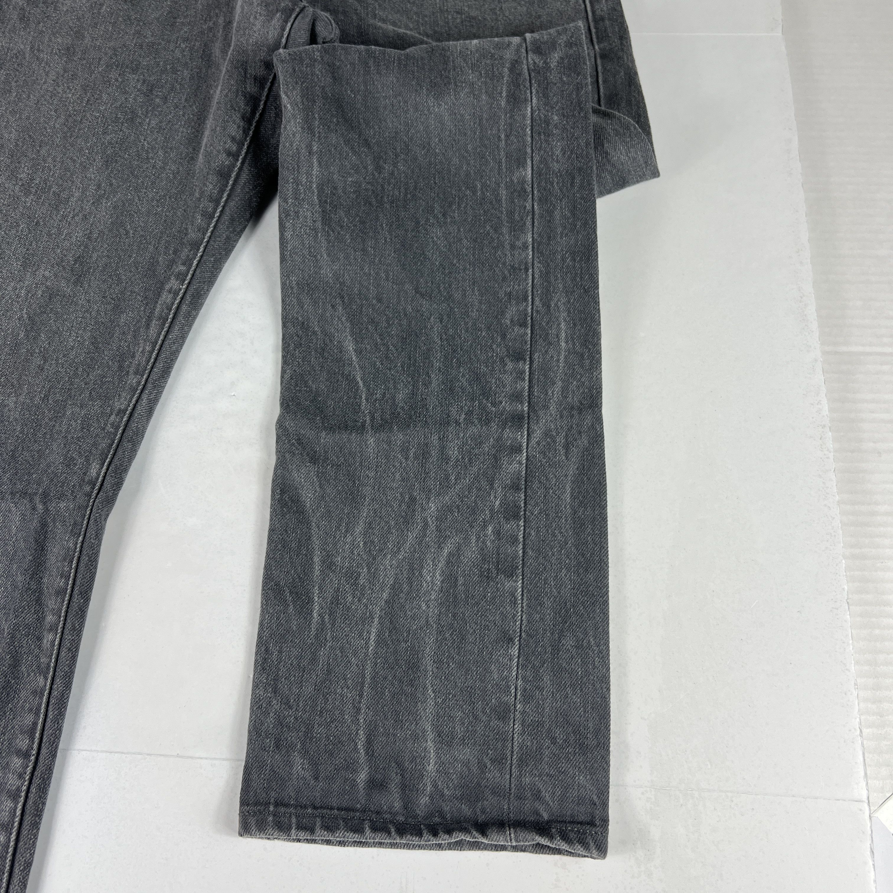 Levi's Levi's Selvedge Jeans Matchstick Skinny Grey Faded Denim Size US 32 / EU 48 - 7 Thumbnail