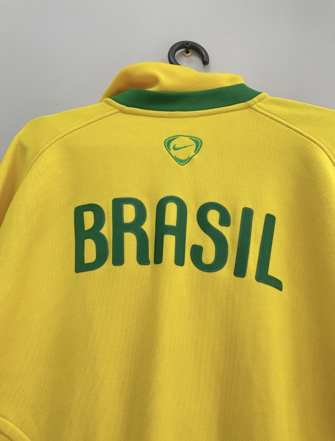 Nike Nike Brazil 2008 Home Football Track Jacket National Team Size US XL / EU 56 / 4 - 4 Thumbnail