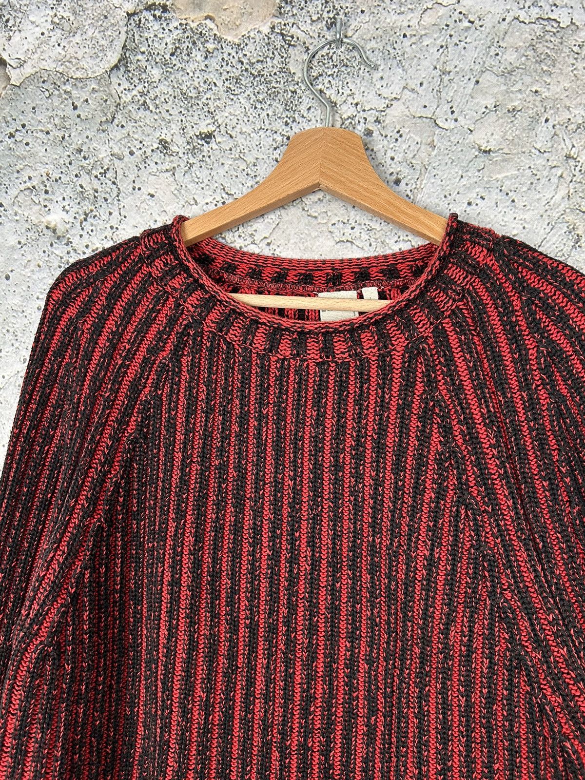 Vintage Vintage Y2K Stripped Sweater Knitwear Grunge 00s Alternative Size US L / EU 52-54 / 3 - 3 Thumbnail