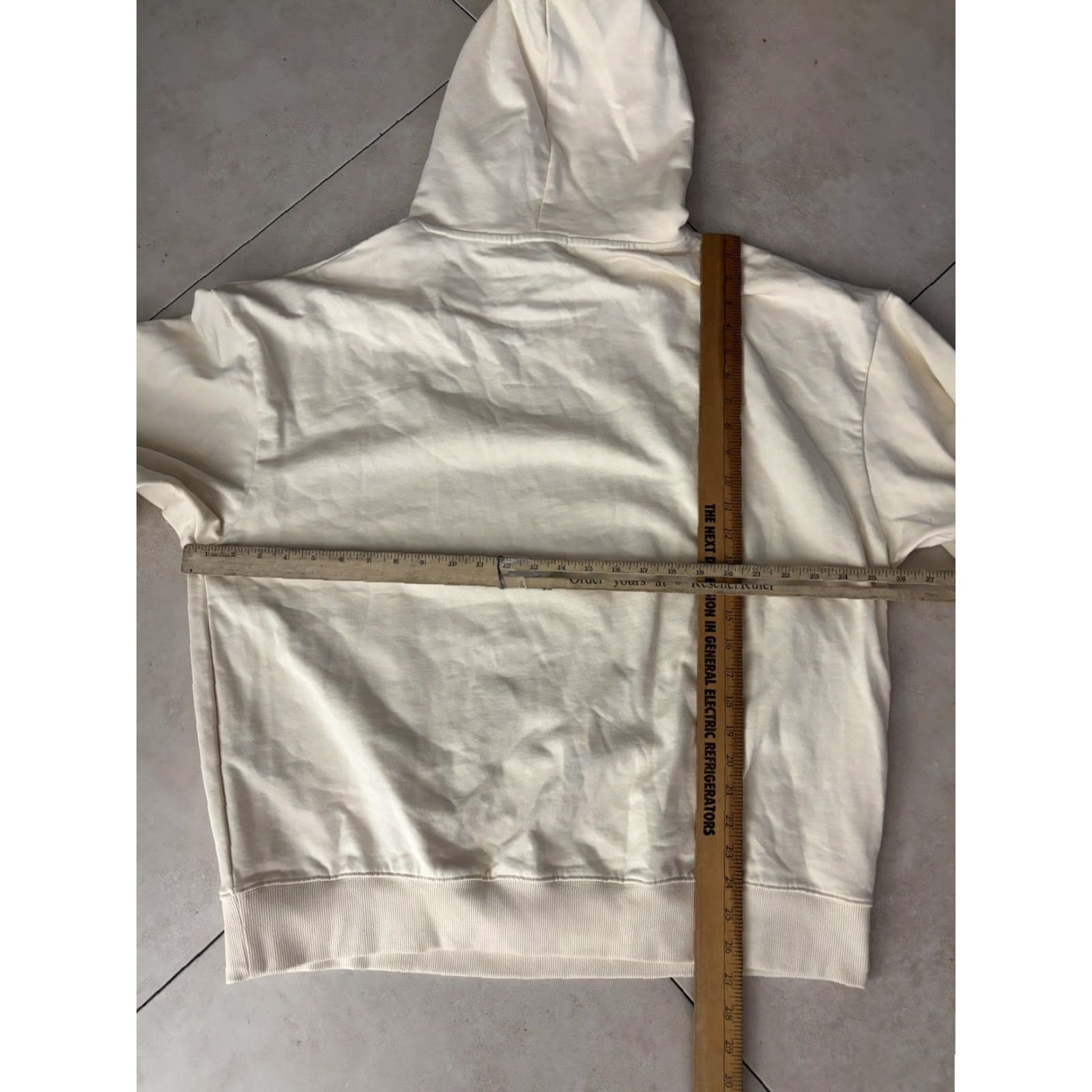 Vintage Elfric Eden Hoodie Mens L White Graphic Print Pray the Lord Pullover Sweatshirt Size US L / EU 52-54 / 3 - 5 Thumbnail