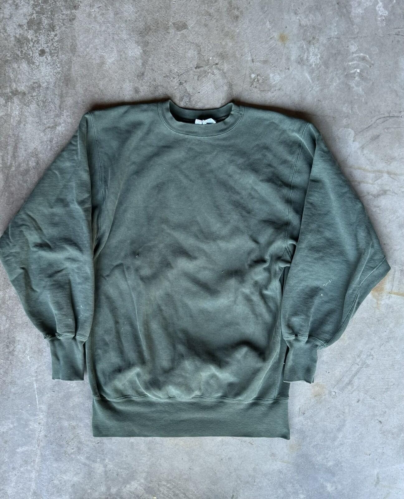 Champion Vintage 90s Champion ReverseWeave FadedGreen Heavyweight XXL Size US XXL / EU 58 / 5 - 1 Thumbnail