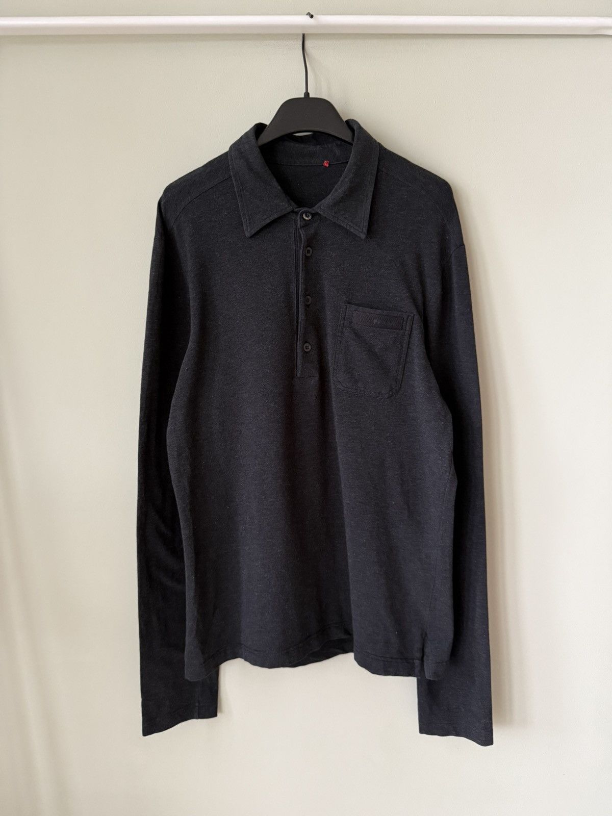 Prada Prada Milano vintage polo long sleeve tshirt Size US M / EU 48-50 / 2 - 1 Thumbnail