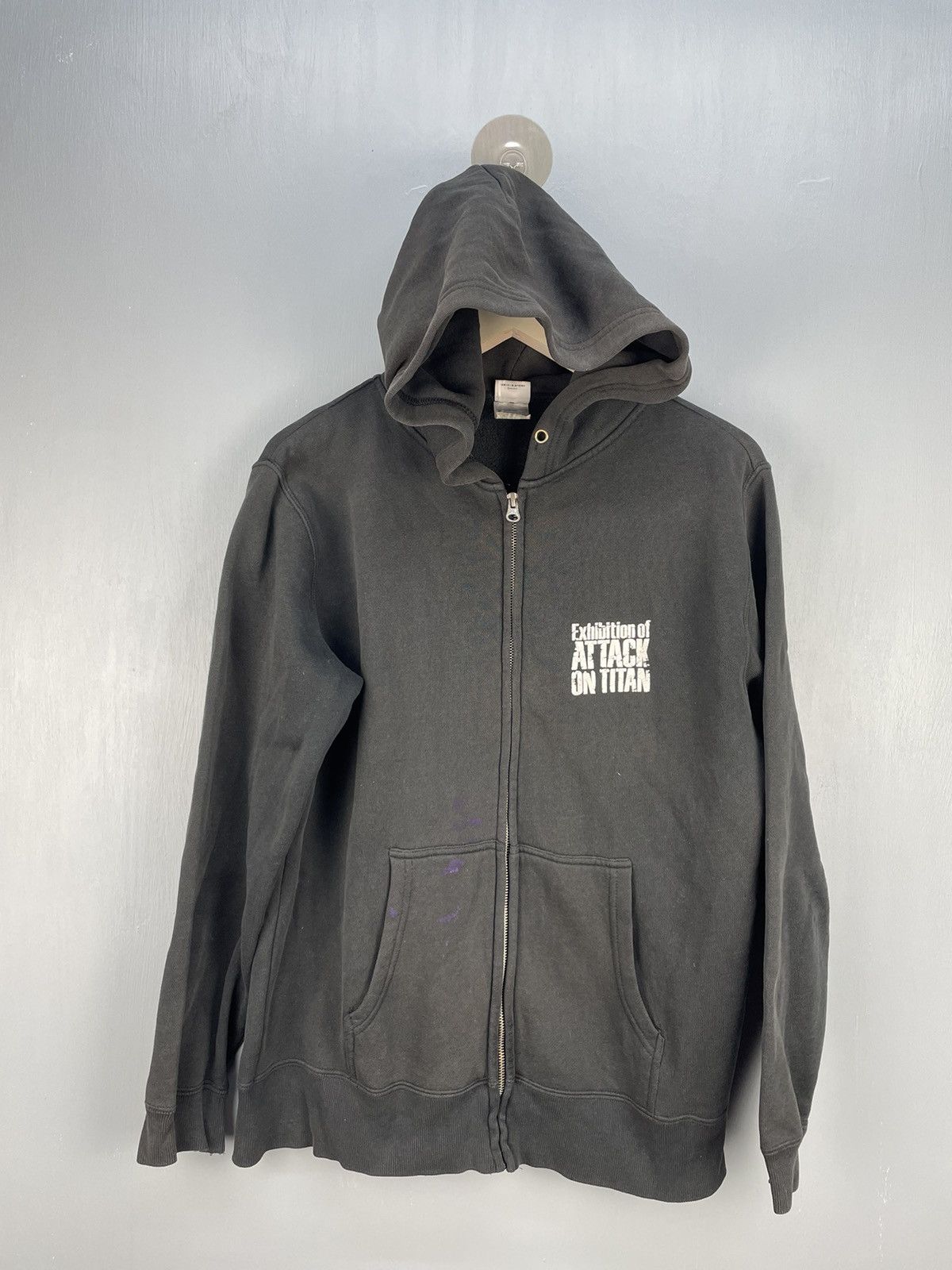 Cartoon Network Exhibition Of Attack On Titan Japanese anime hoodie Size US M / EU 48-50 / 2 - 2 Thumbnail