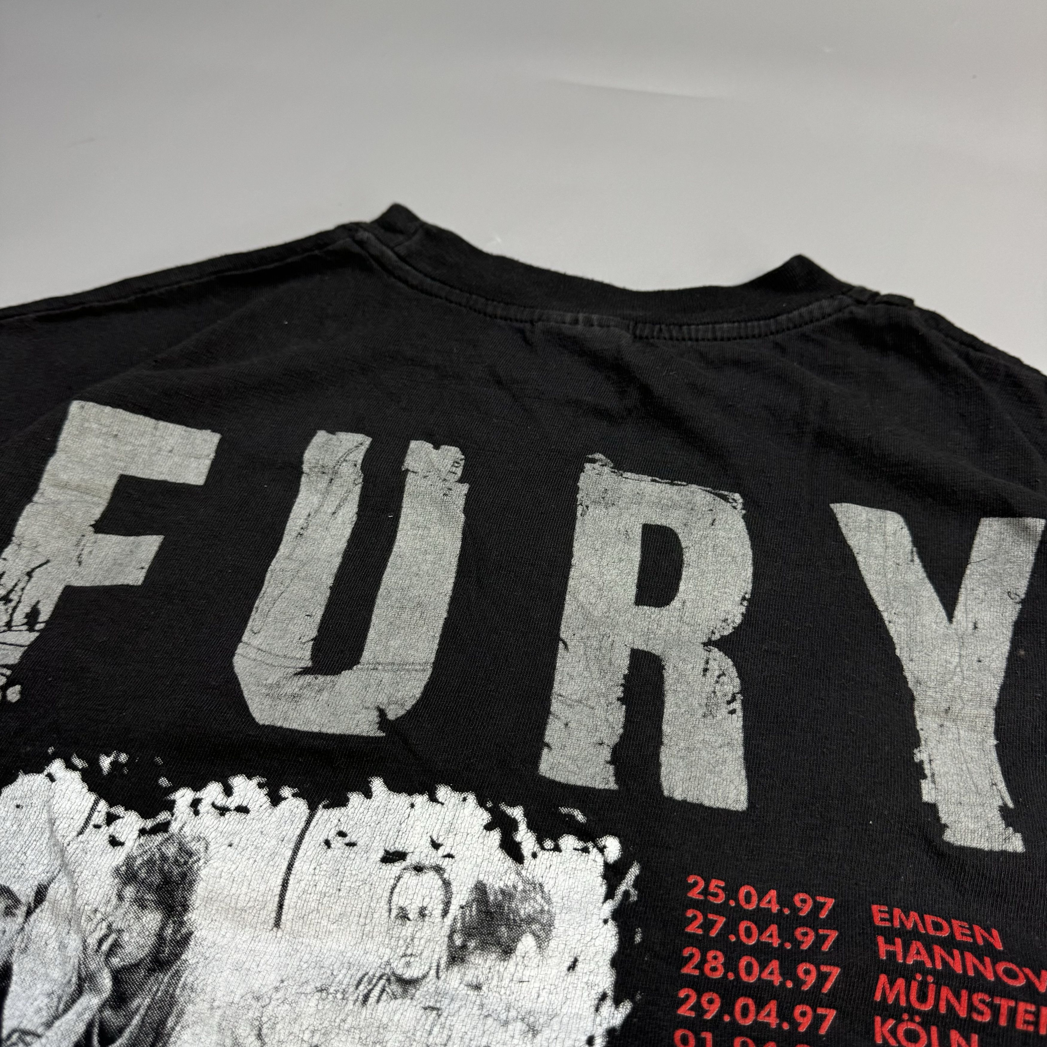 Band Tees × Vintage FURY BRILLIANT THIEVES DEUTCHLAND TOUR 1997 BAND T SHIRT Size US XL / EU 56 / 4 - 10 Thumbnail