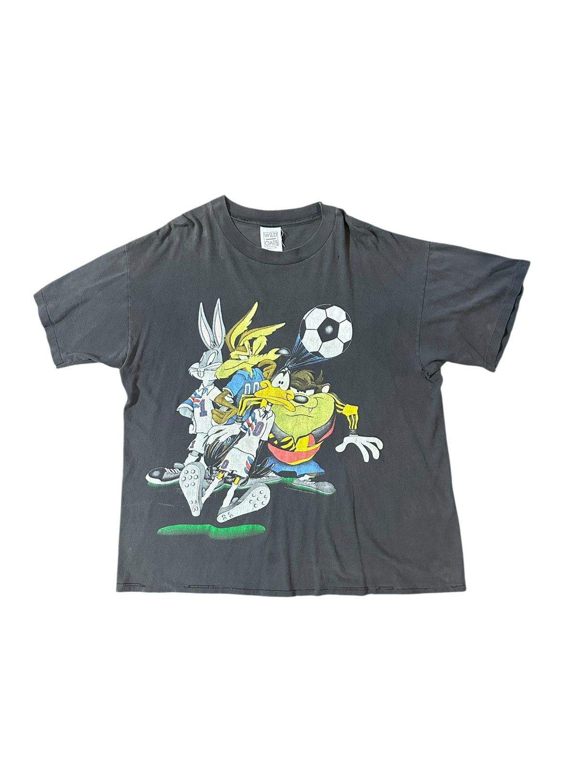 Vintage Vintage Looney Tunes Soccer Tee Size US XL / EU 56 / 4 - 2 Thumbnail