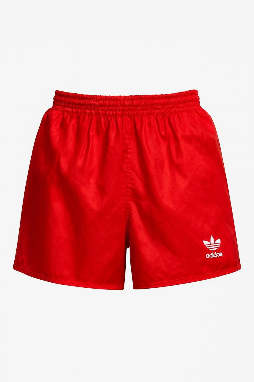 Adidas VINTAGE ADIDAS MADE IN CHINA SPRINT RED RUN NYLON SHORTS M Size US 36 / EU 52 - 1 Thumbnail