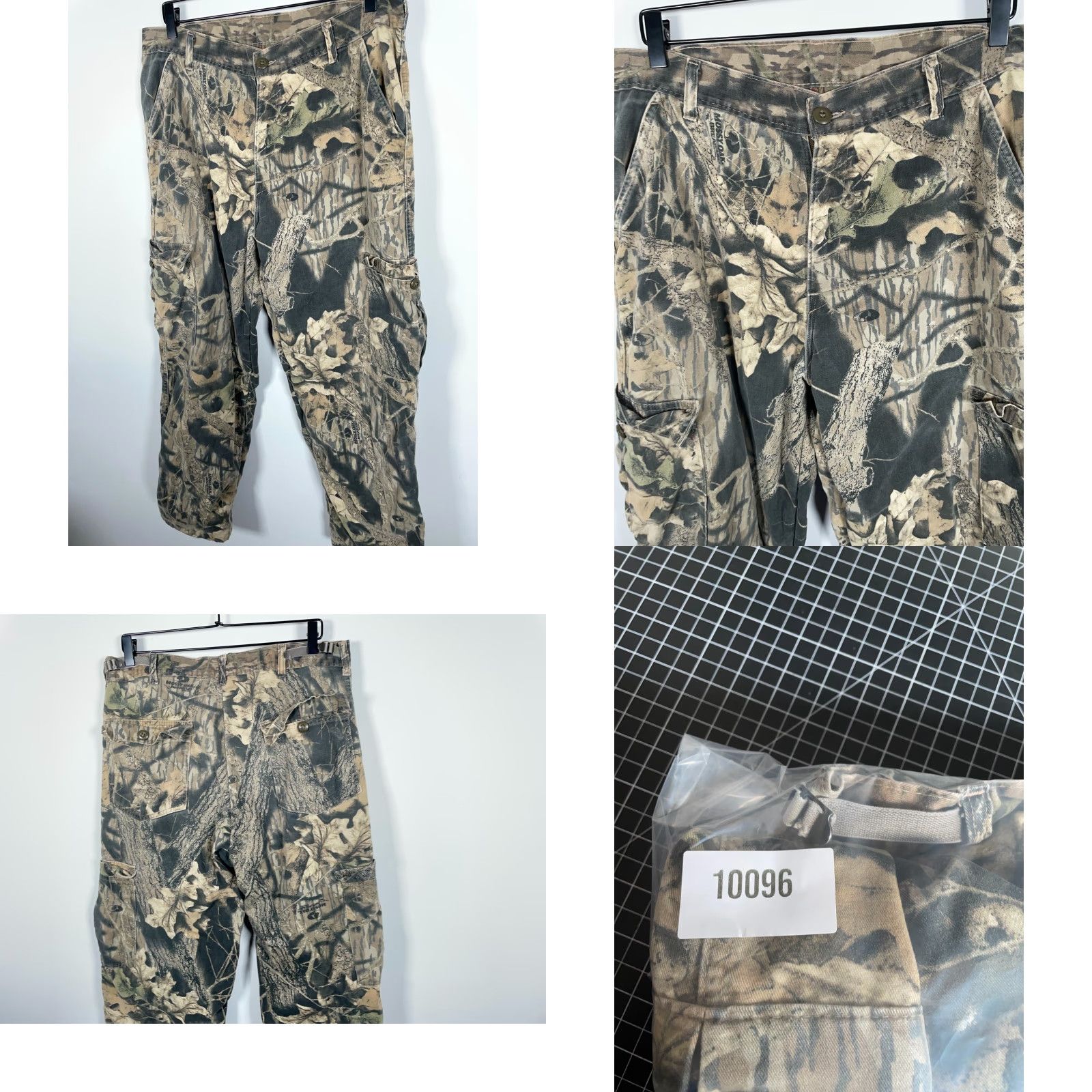 Vintage VINTAGE ScentBlock Cargo Pants Men 36 x 30 Camouflage USA Made Adjustable Green Mossy Oak Breakup 90s Army Outdoor Pants Mens Size US 36 / EU 52 - 9 Thumbnail