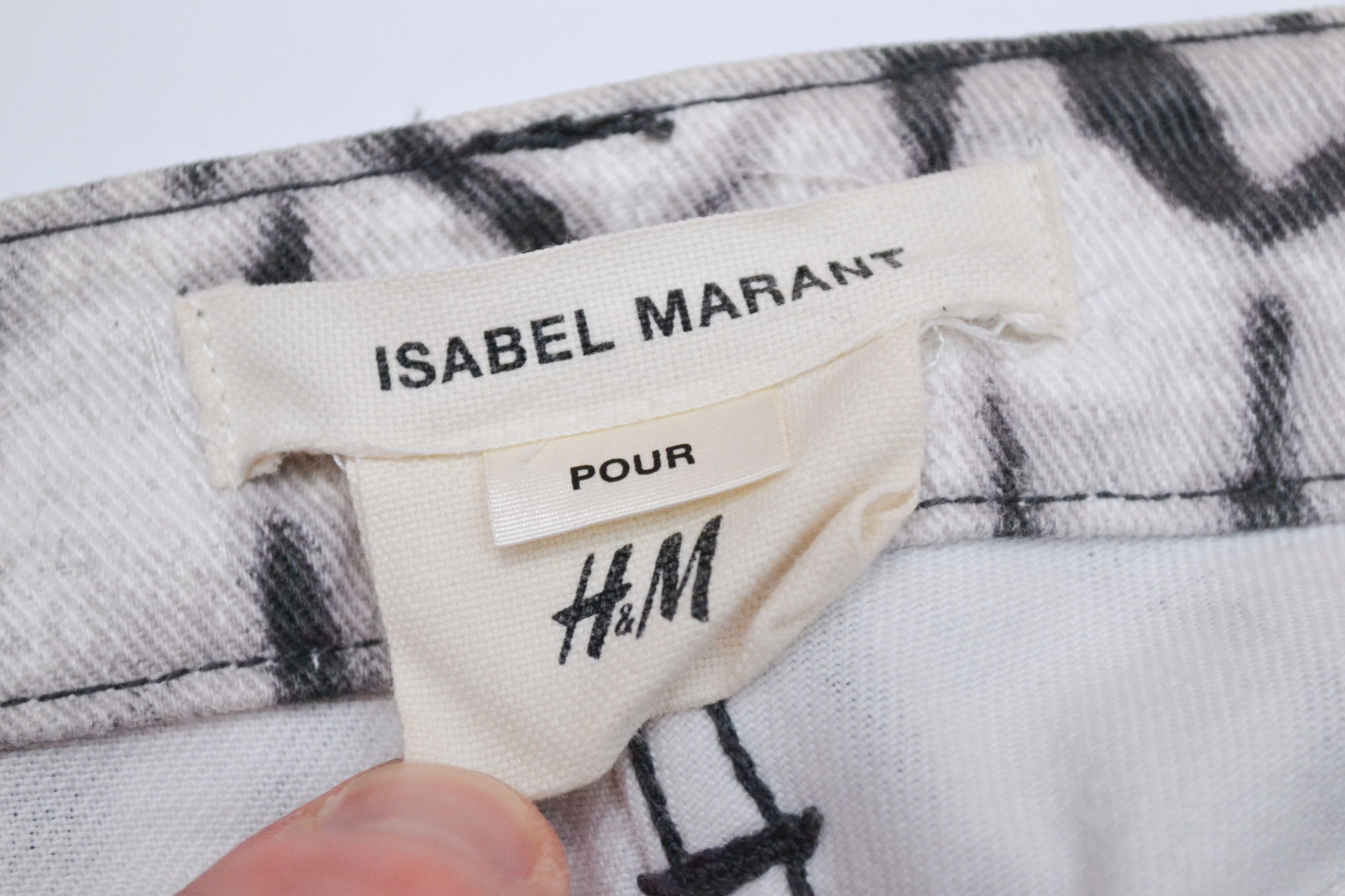 Isabel Marant Isabel Marant Pour x H&M Multicolor Biker Jeans Pants Size 27" / US 4 / IT 40 - 11 Thumbnail