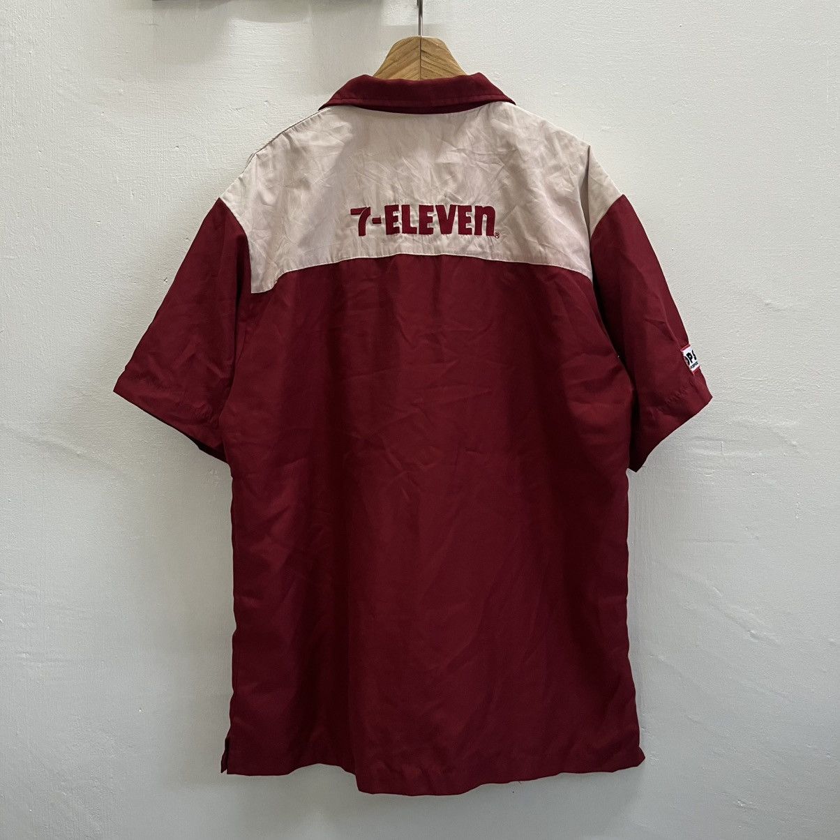 Japanese Brand Rare Vintage 7 Eleven Japan Staff/Crew Workwear Shirt Size US L / EU 52-54 / 3 - 2 Thumbnail